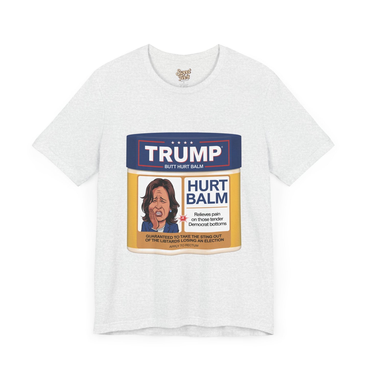Funny Trump Hurt Balm Unisex Jersey Tee - Perfect for Political Humor Lovers
