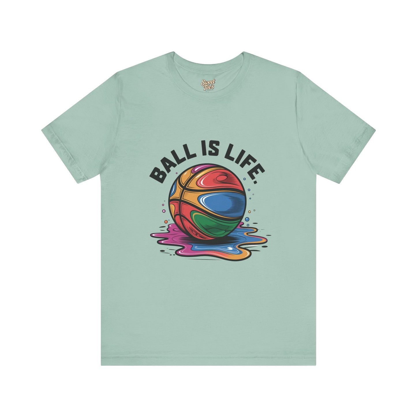 'Ball is Life' Unisex Jersey Short Sleeve Tee - Perfect Gift for Basketball Lovers