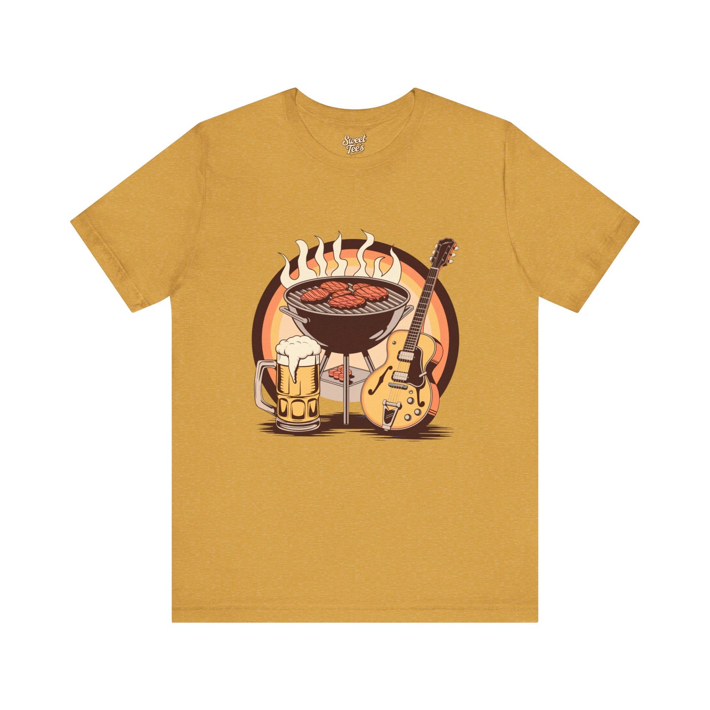 Grill & Chill Unisex Short Sleeve Tee - Perfect for BBQ Lovers