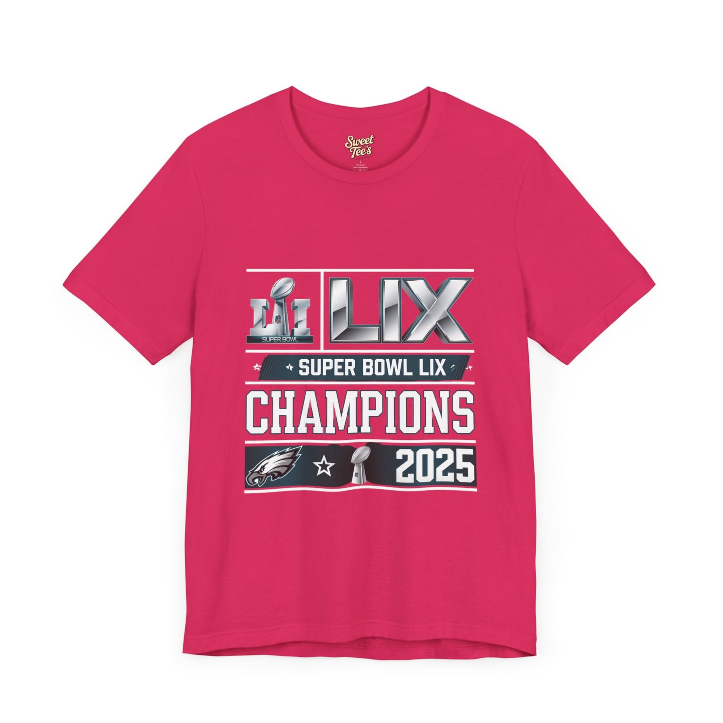 Super Bowl LVII Champions Eagles Unisex Jersey Tee - Celebrate the Win!