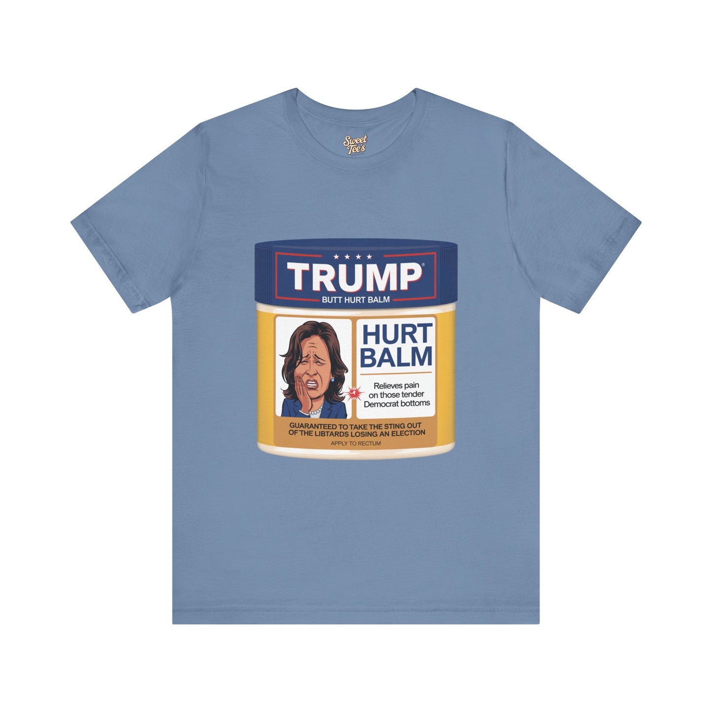 Funny Trump Hurt Balm Unisex Jersey Tee - Perfect for Political Humor Lovers