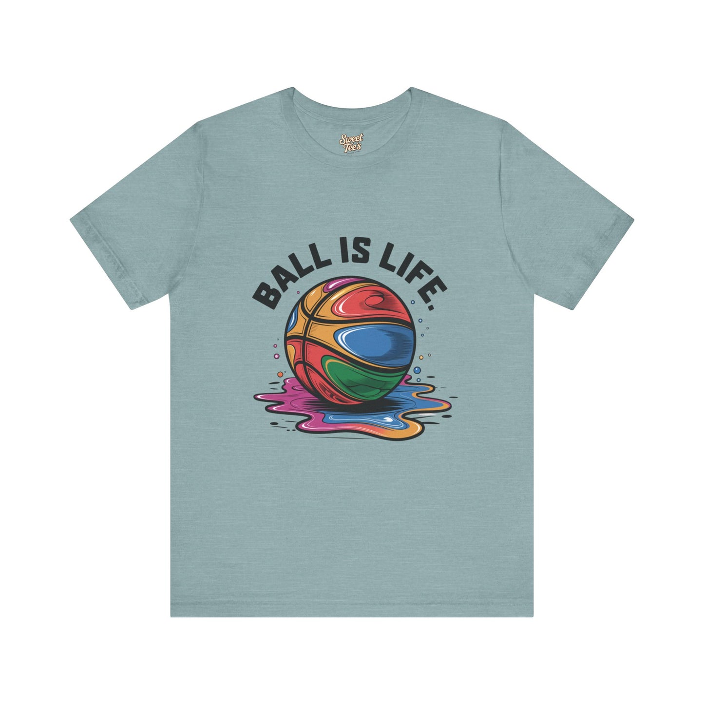 'Ball is Life' Unisex Jersey Short Sleeve Tee - Perfect Gift for Basketball Lovers