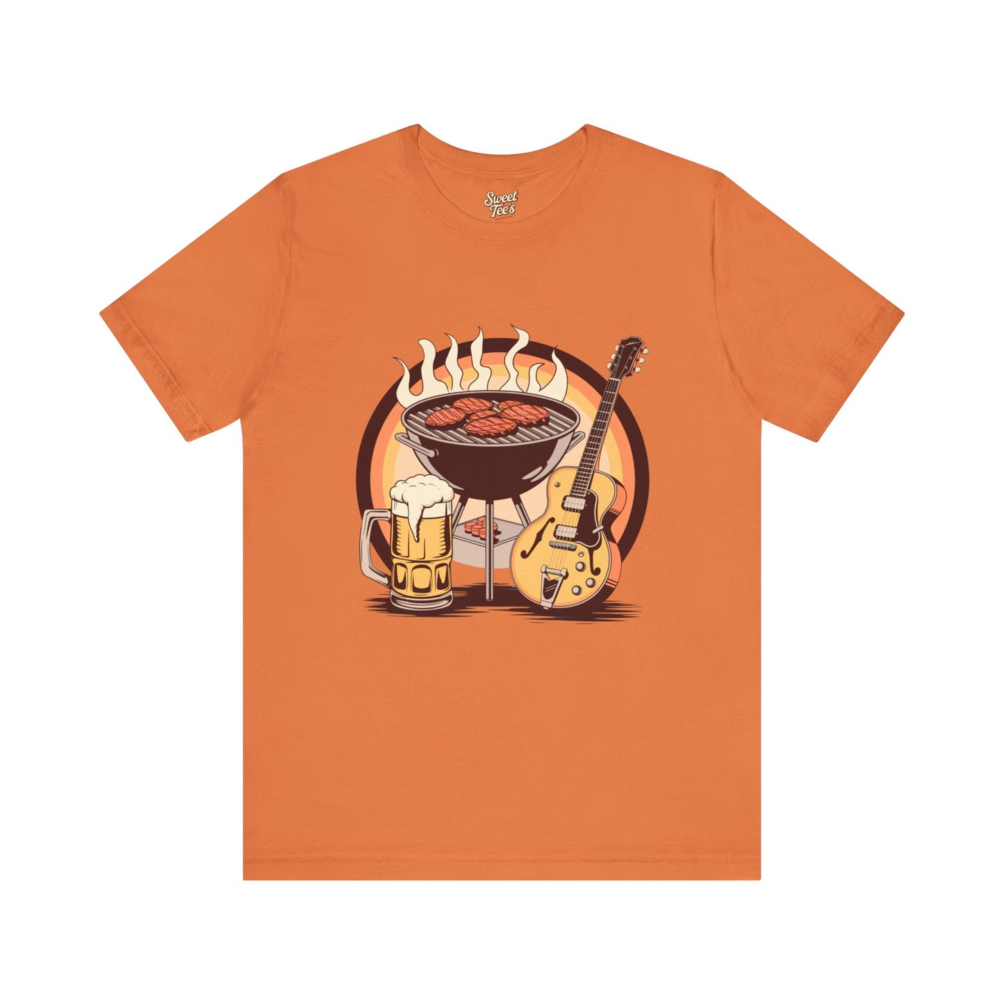 Grill & Chill Unisex Short Sleeve Tee - Perfect for BBQ Lovers