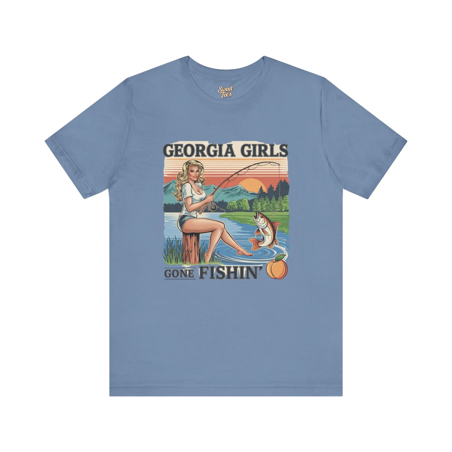 Georgia Girls Gone Fishin' Unisex Tee - Casual Outdoor Shirt