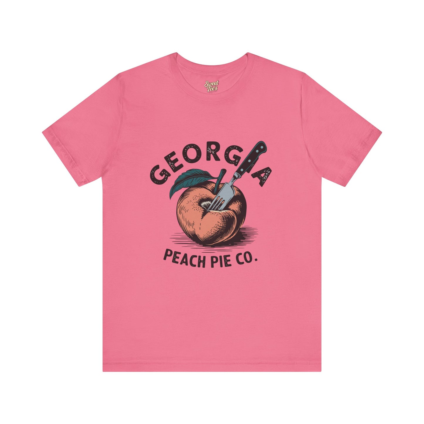 Georgia Peach Pie Co. Unisex Tee | Vintage Fruit Graphic T-Shirt | Summer Casual Wear