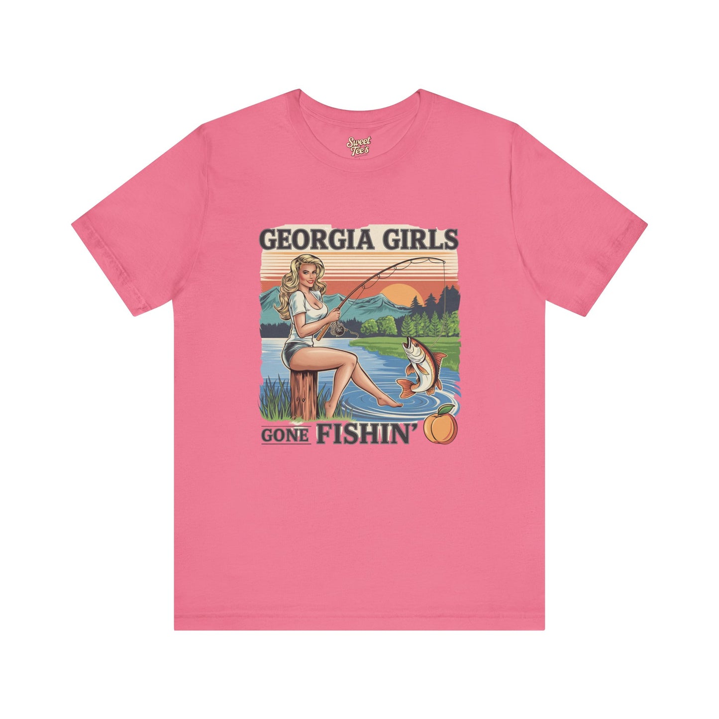 Georgia Girls Gone Fishin' Unisex Tee - Casual Outdoor Shirt