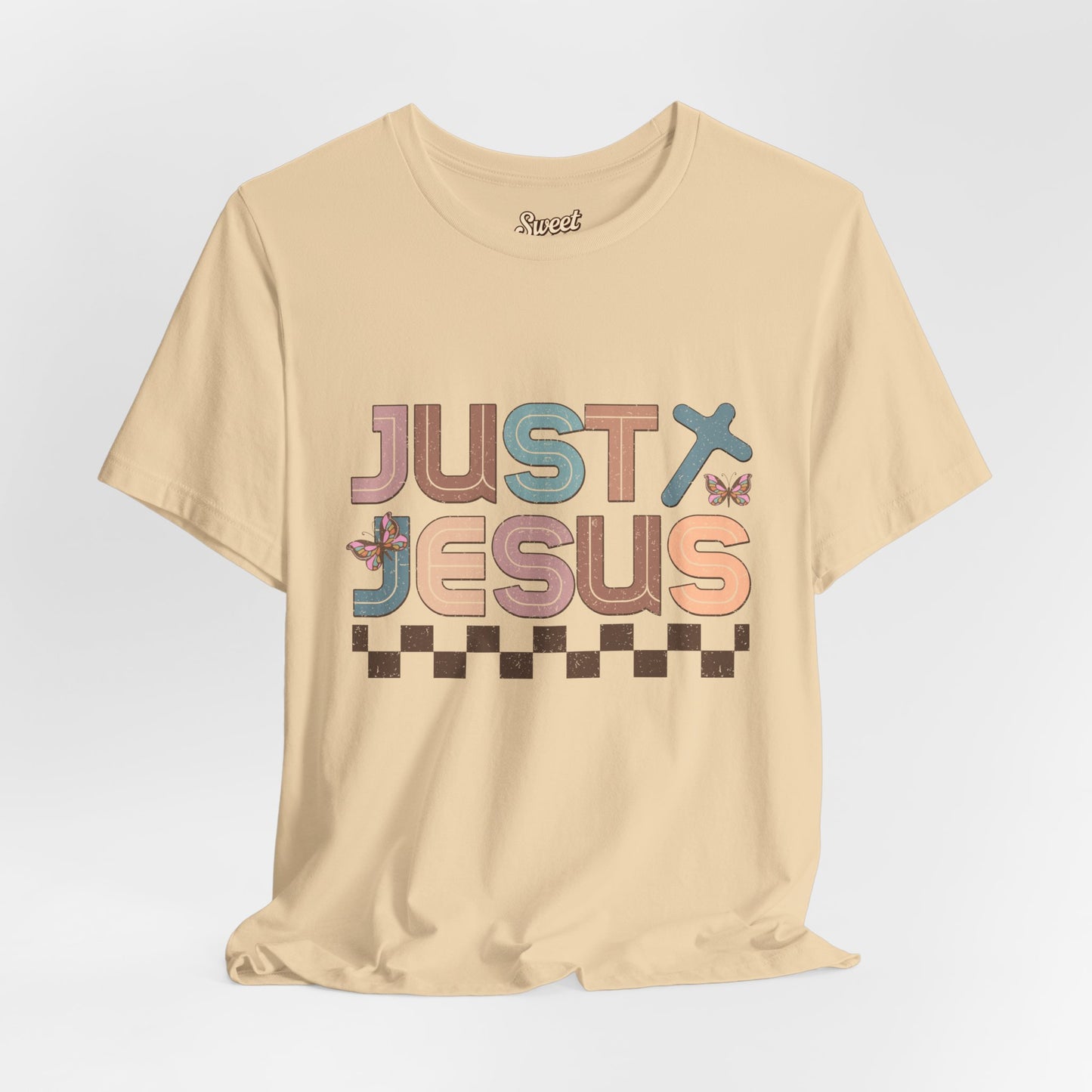 Just Jesus Unisex Jersey Tee - Faith-Based Casual Wear