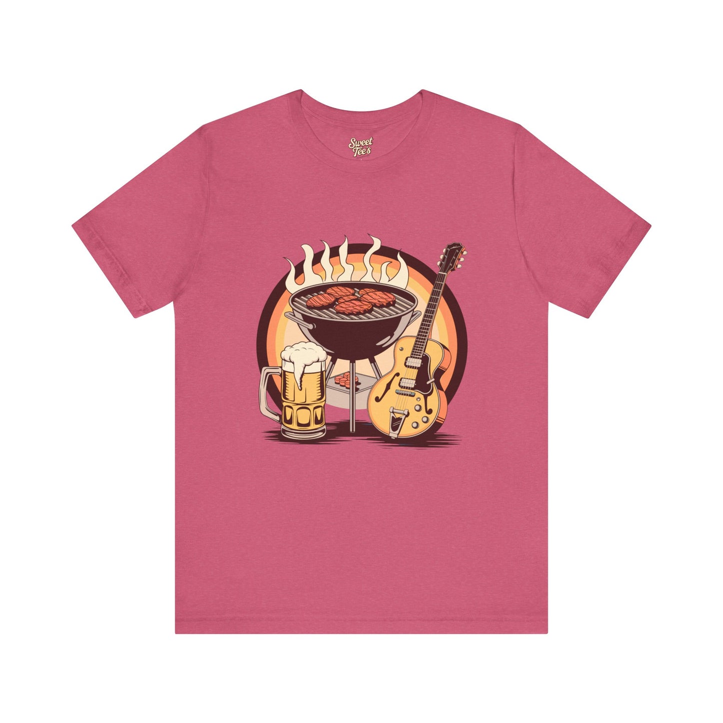 Grill & Chill Unisex Short Sleeve Tee - Perfect for BBQ Lovers