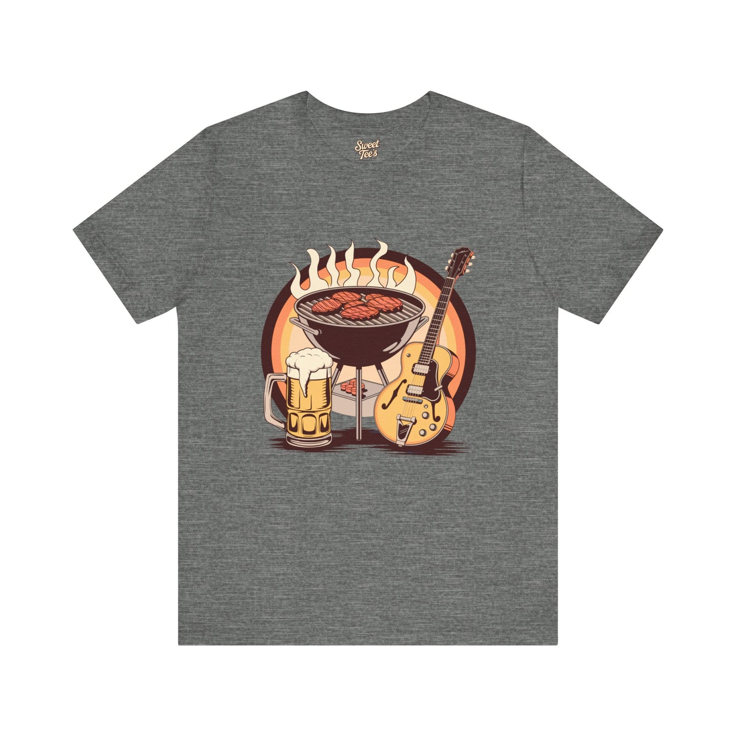 Grill & Chill Unisex Short Sleeve Tee - Perfect for BBQ Lovers