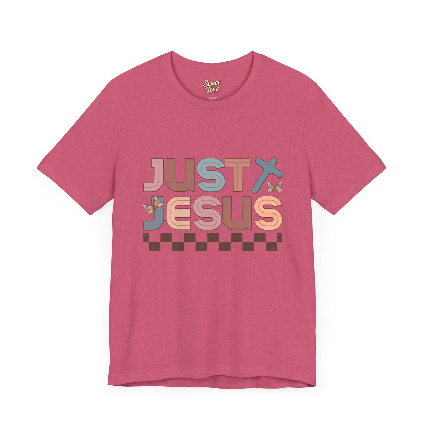 Just Jesus Unisex Jersey Tee - Faith-Based Casual Wear