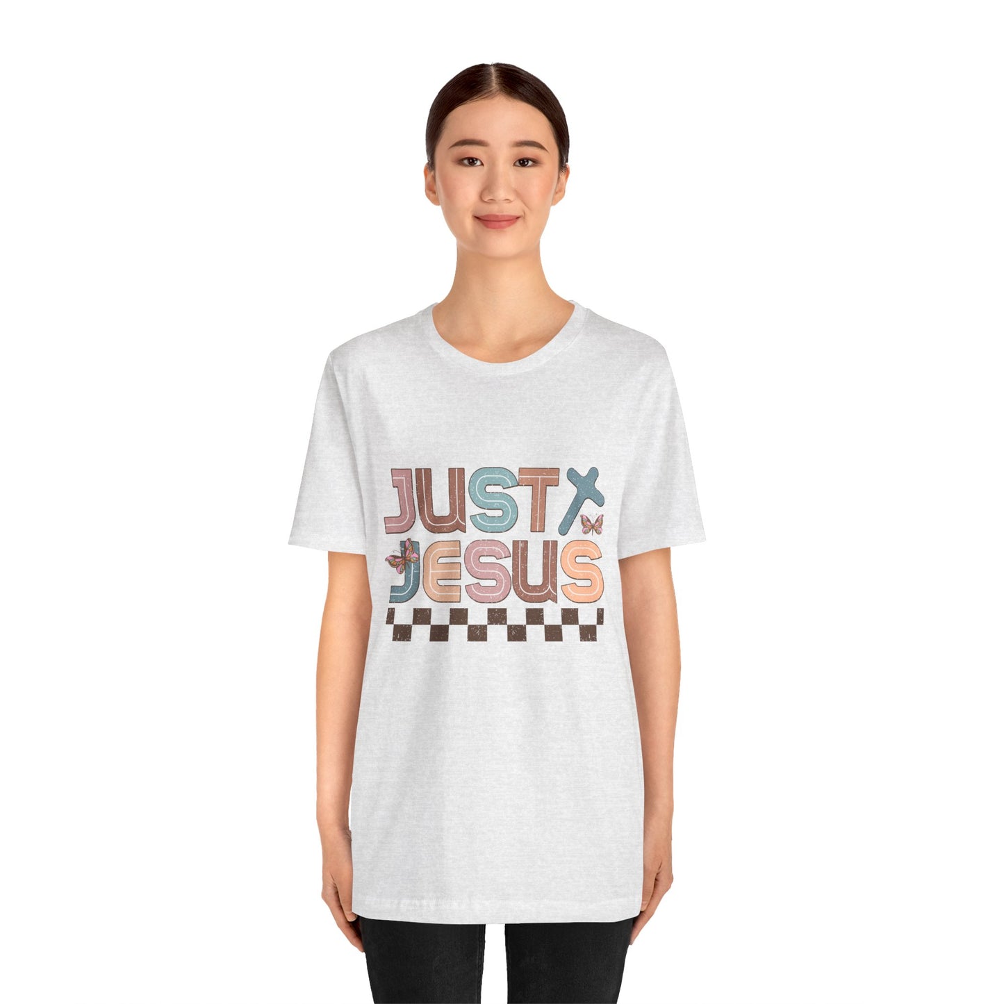 Just Jesus Unisex Jersey Tee - Faith-Based Casual Wear