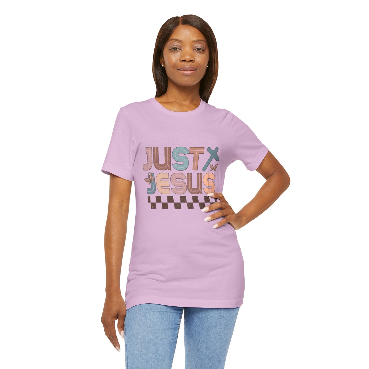 Just Jesus Unisex Jersey Tee - Faith-Based Casual Wear