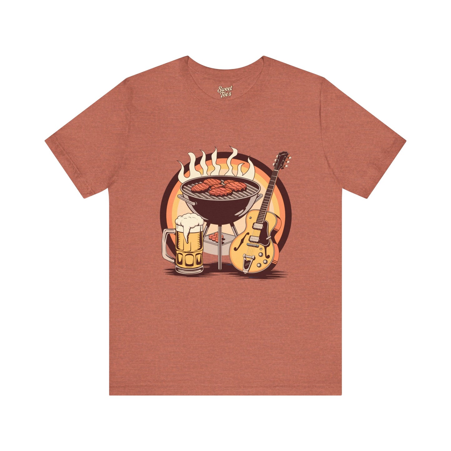 Grill & Chill Unisex Short Sleeve Tee - Perfect for BBQ Lovers