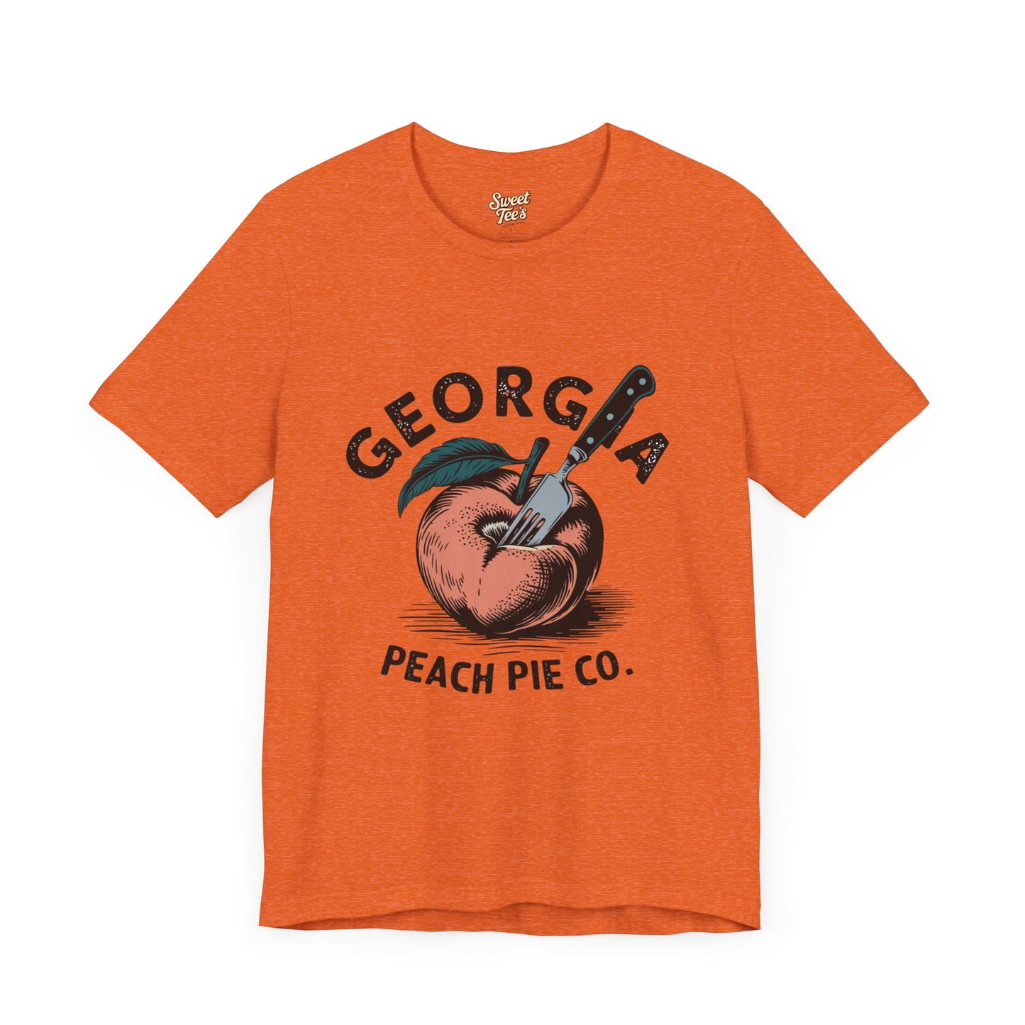 Georgia Peach Pie Co. Unisex Tee | Vintage Fruit Graphic T-Shirt | Summer Casual Wear