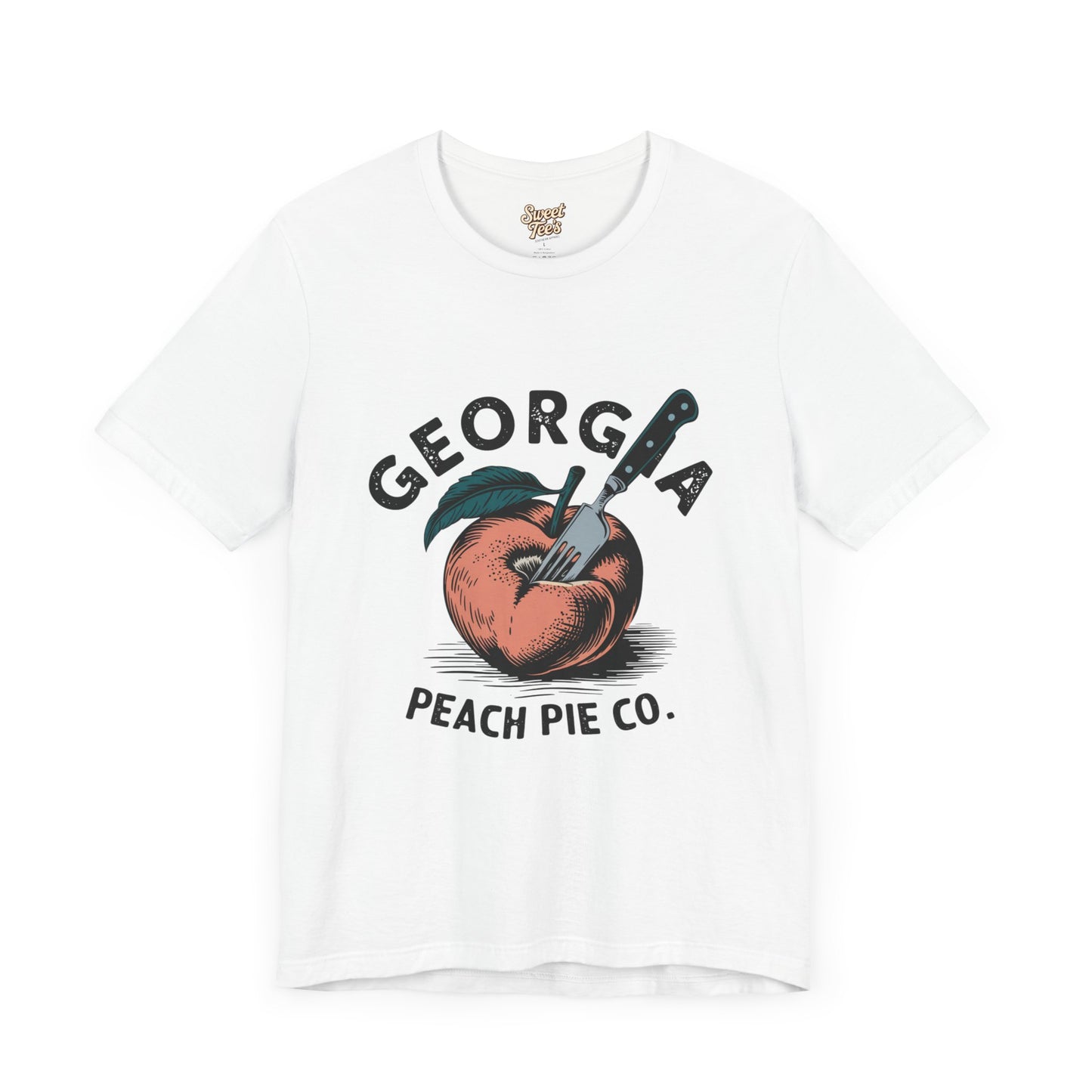 Georgia Peach Pie Co. Unisex Tee | Vintage Fruit Graphic T-Shirt | Summer Casual Wear