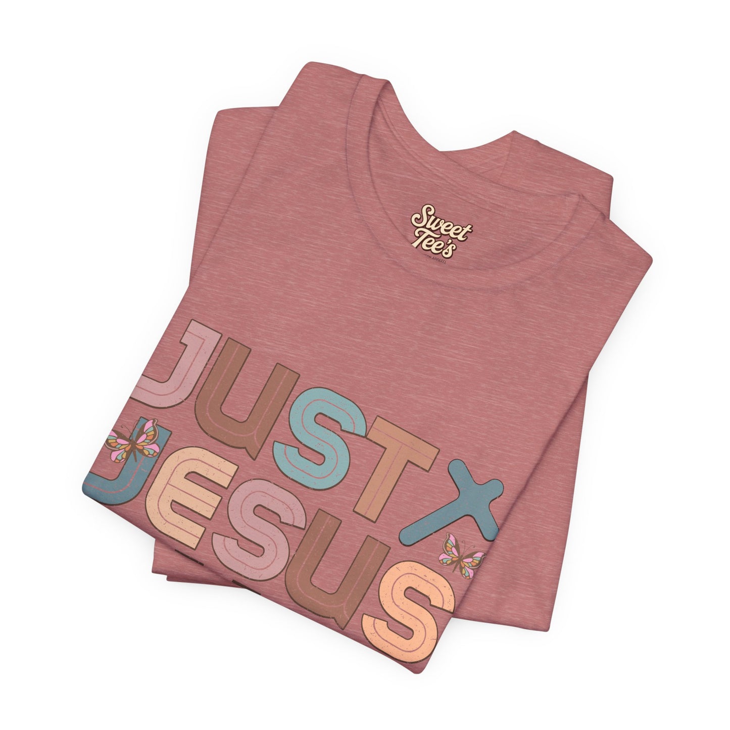 Just Jesus Unisex Jersey Tee - Faith-Based Casual Wear
