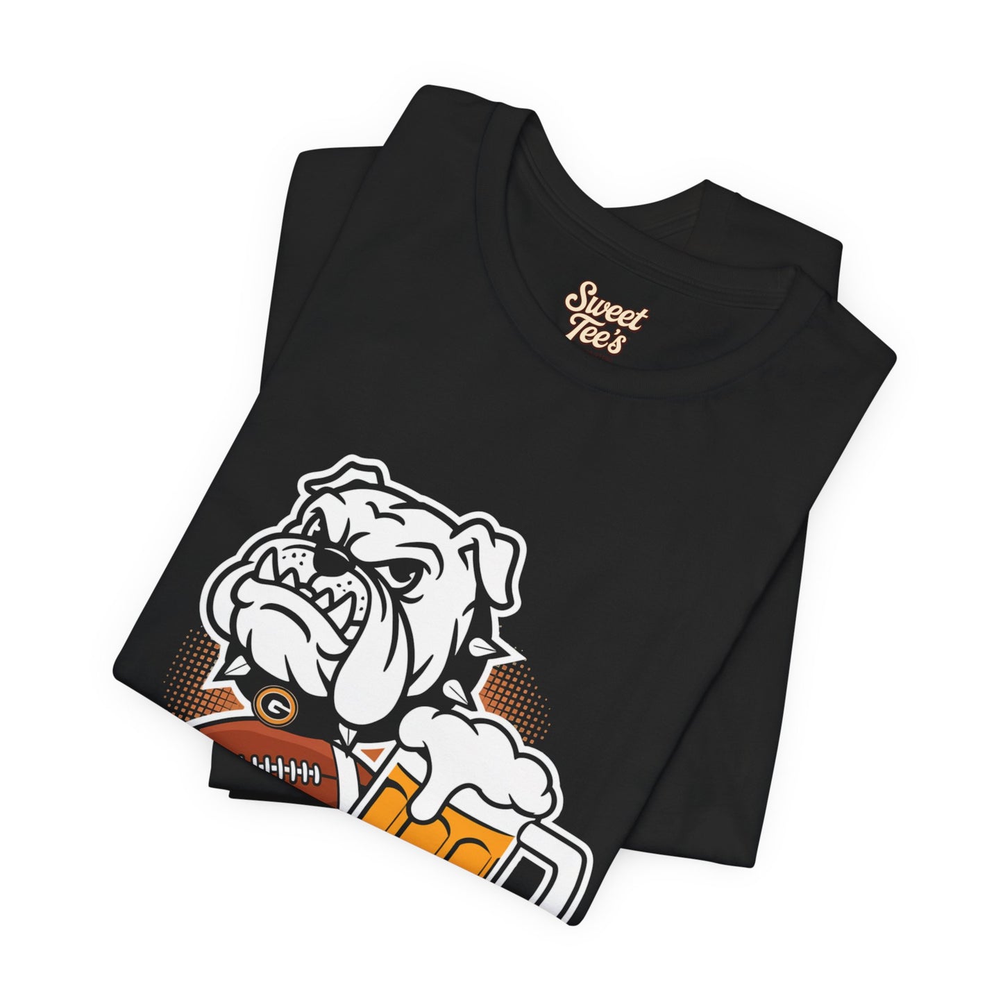 Football & Beer Unisex Short Sleeve Tee - Perfect for Game Day Celebrations