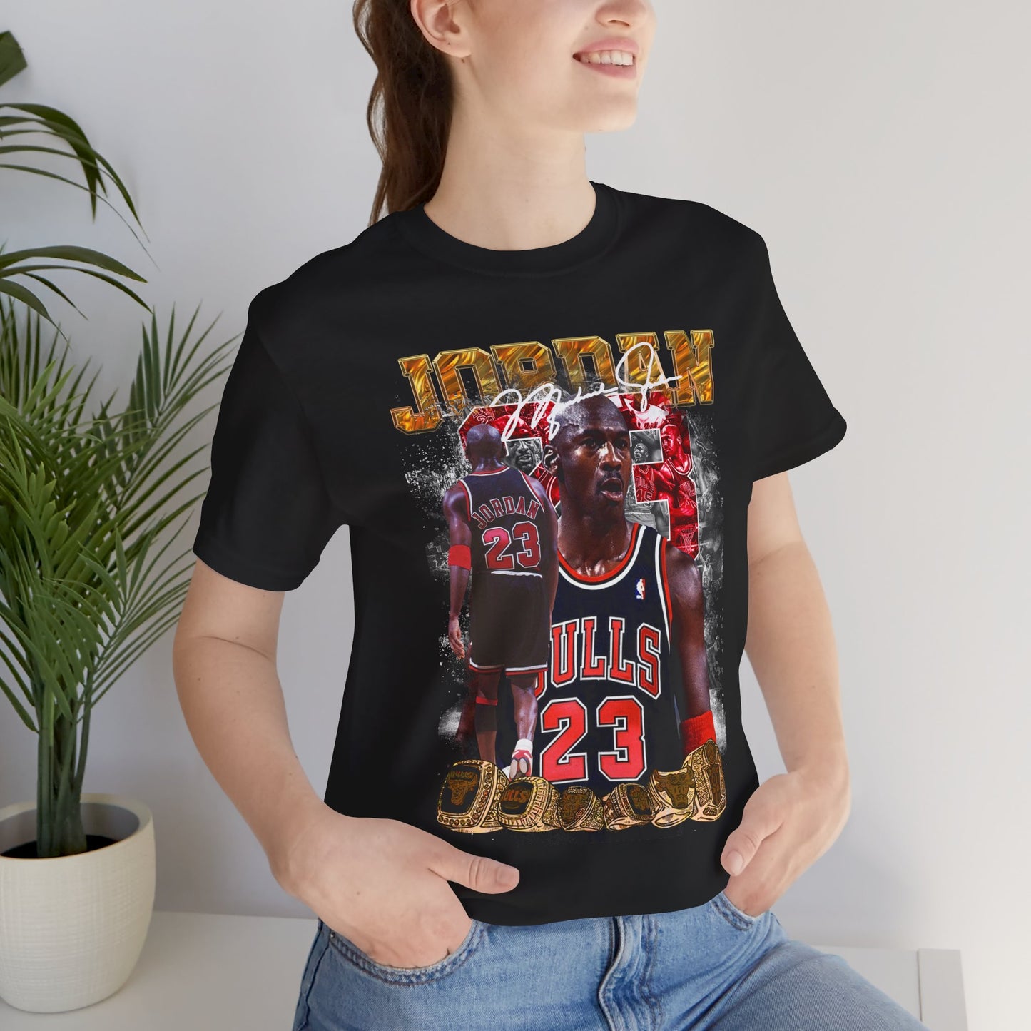 Michael Jordan Graphic Unisex Tee - Retro Sportswear for Basketball Fans