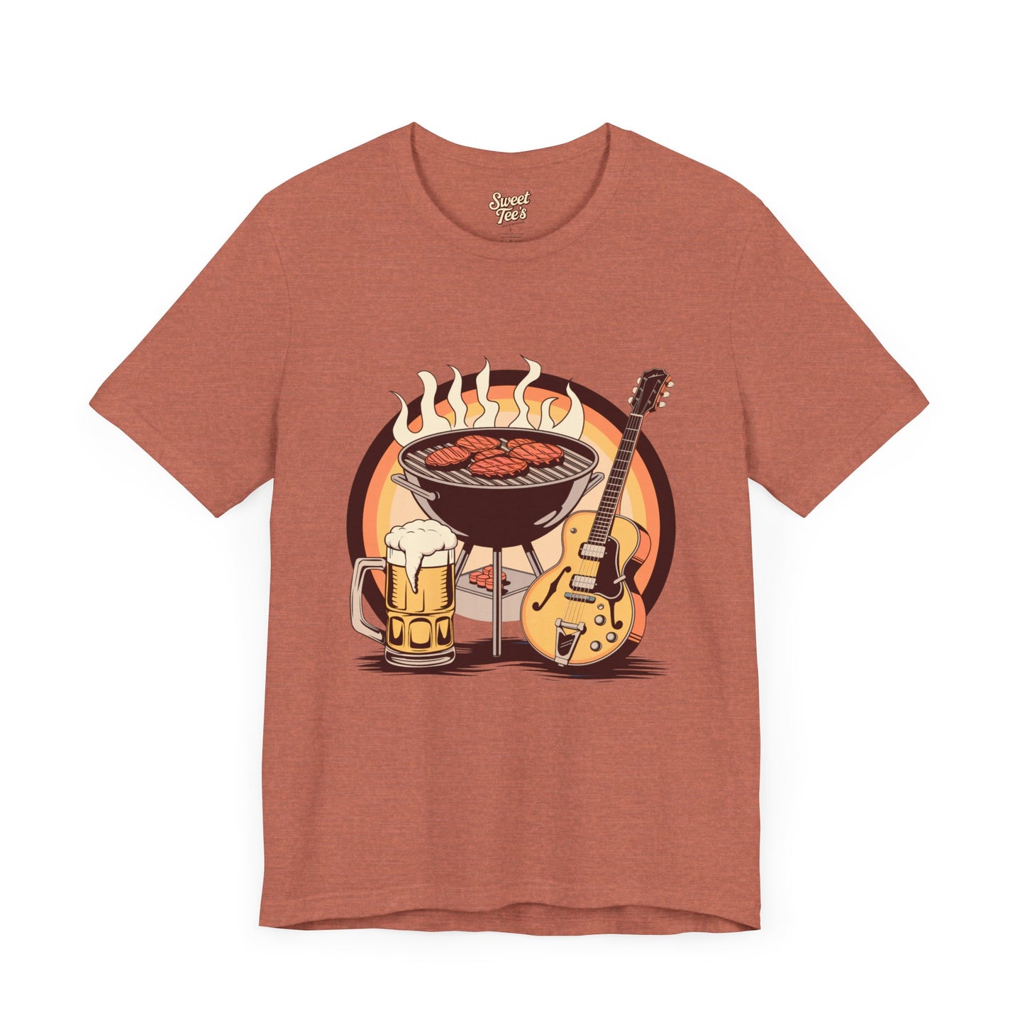 Grill & Chill Unisex Short Sleeve Tee - Perfect for BBQ Lovers