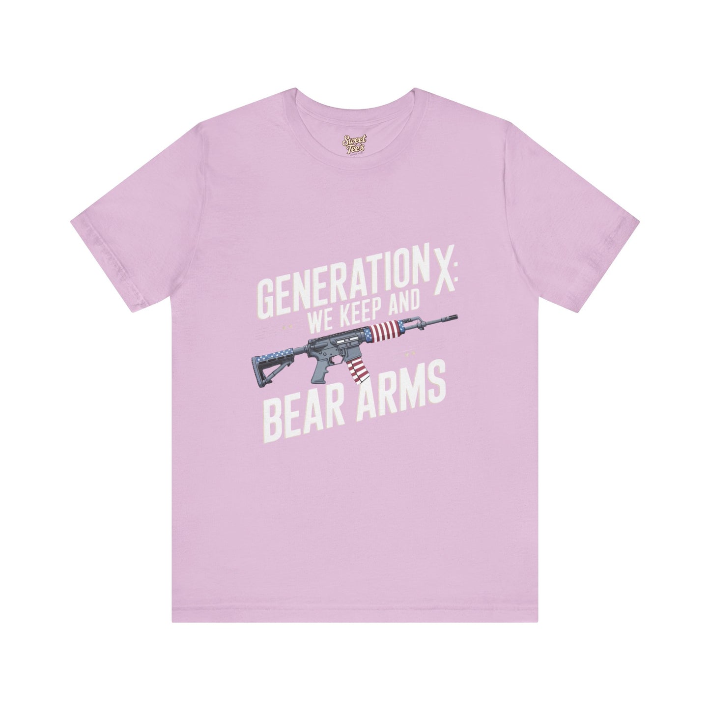 Generation X Bear Arms Tee - Unisex Short Sleeve Shirt for Patriotic Enthusiasts