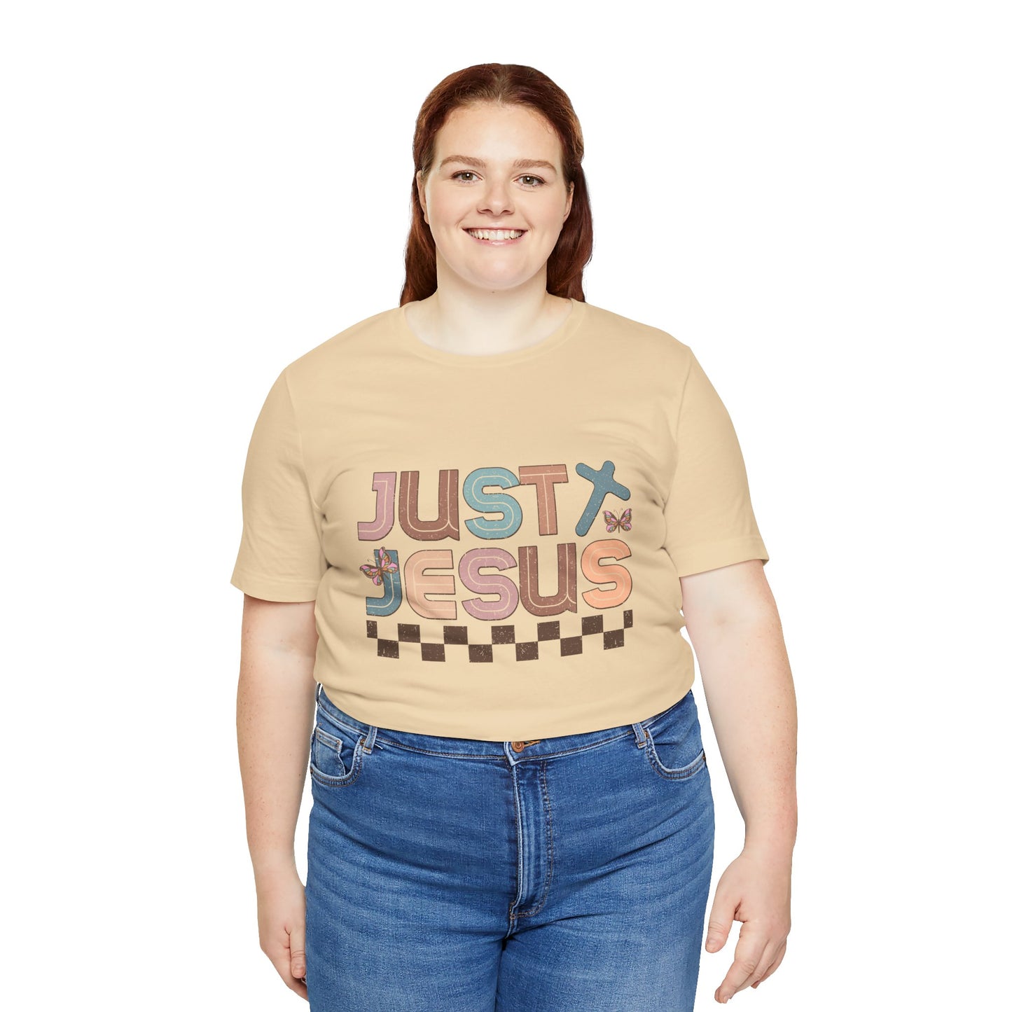 Just Jesus Unisex Jersey Tee - Faith-Based Casual Wear