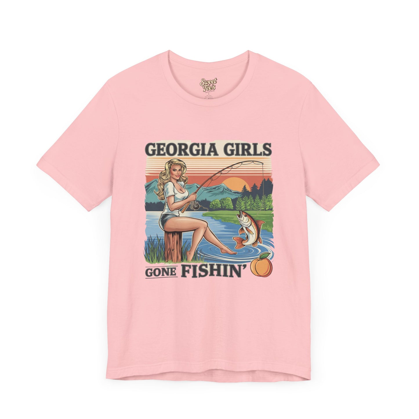 Georgia Girls Gone Fishin' Unisex Tee - Casual Outdoor Shirt