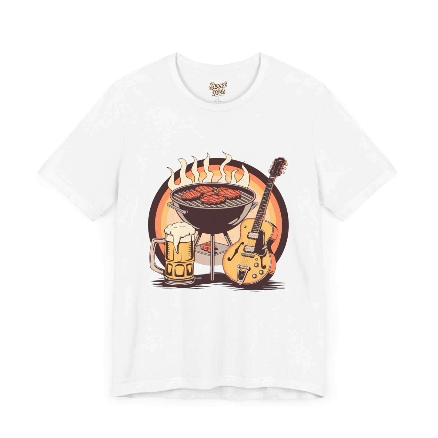 Grill & Chill Unisex Short Sleeve Tee - Perfect for BBQ Lovers