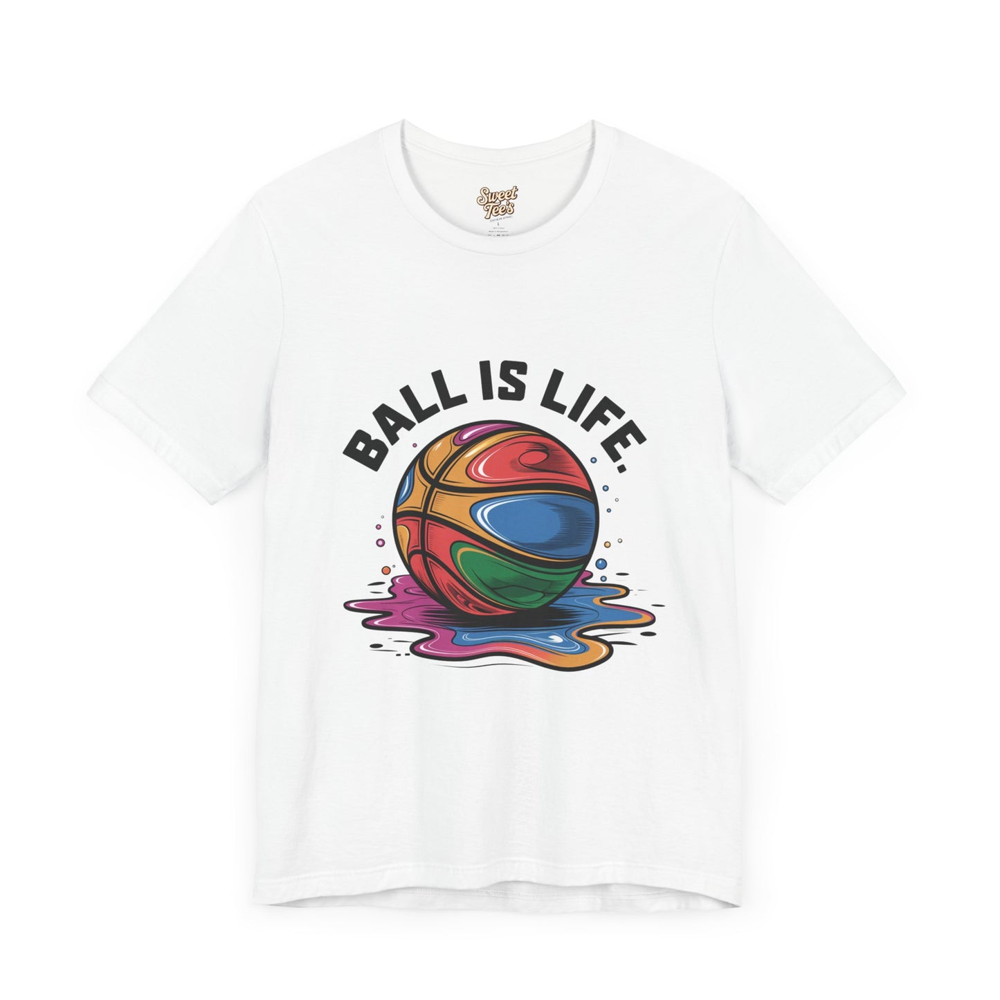 'Ball is Life' Unisex Jersey Short Sleeve Tee - Perfect Gift for Basketball Lovers