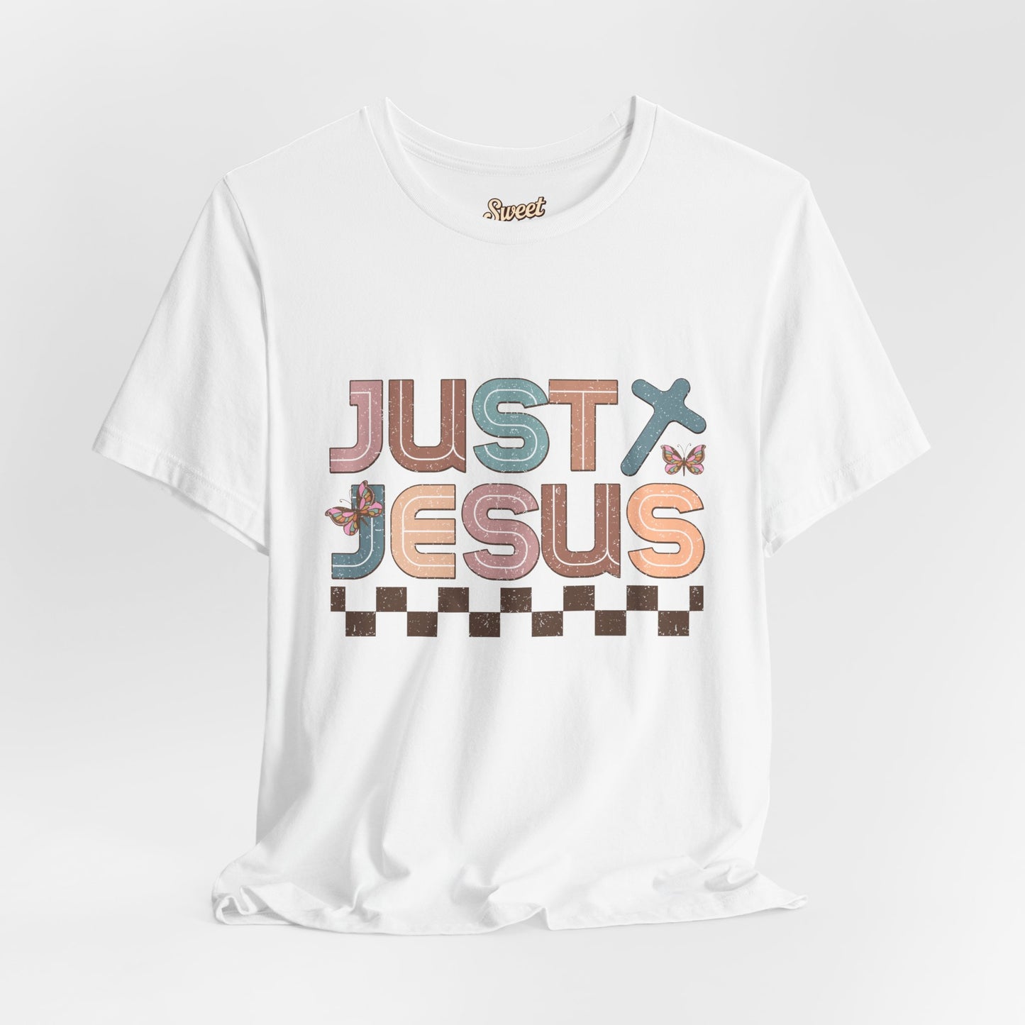 Just Jesus Unisex Jersey Tee - Faith-Based Casual Wear