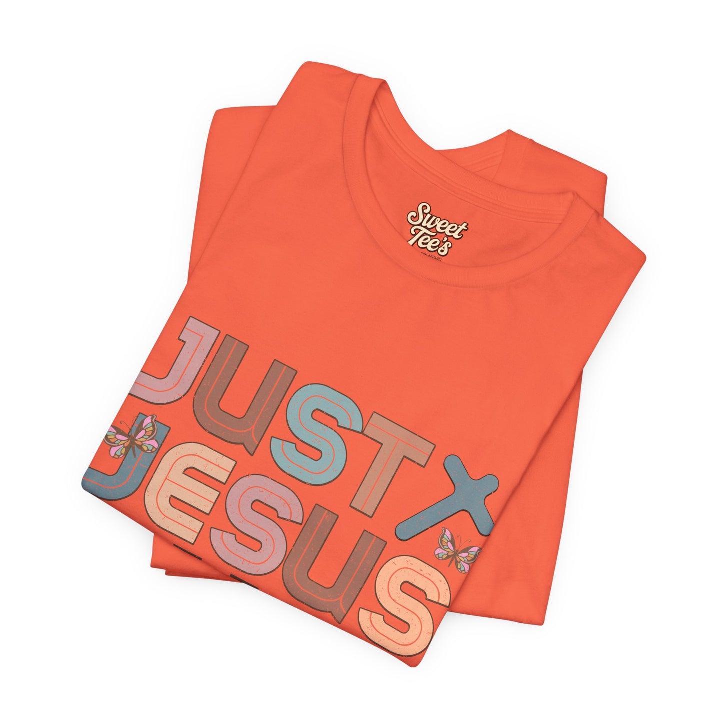 Just Jesus Unisex Jersey Tee - Faith-Based Casual Wear