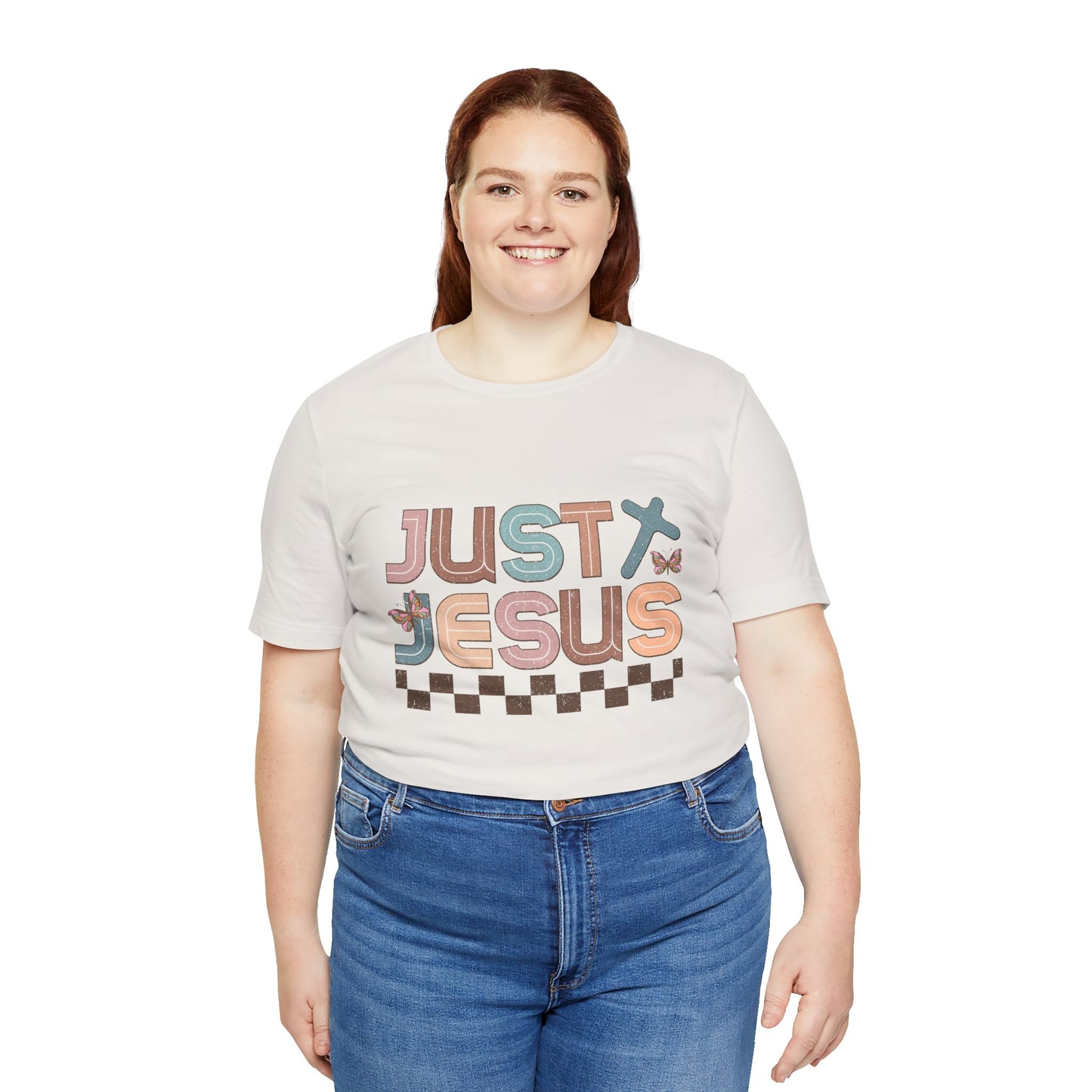 Just Jesus Unisex Jersey Tee - Faith-Based Casual Wear