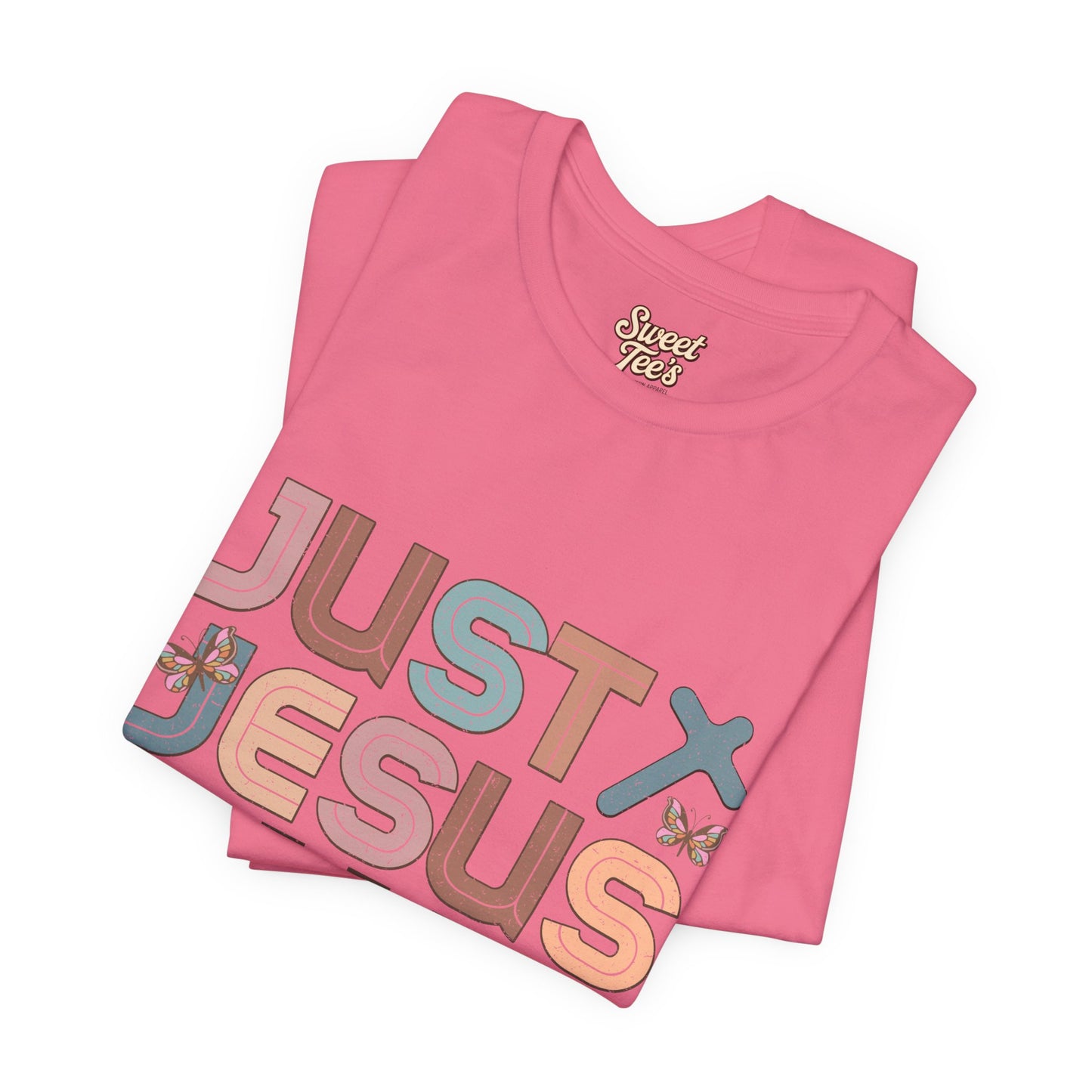 Just Jesus Unisex Jersey Tee - Faith-Based Casual Wear