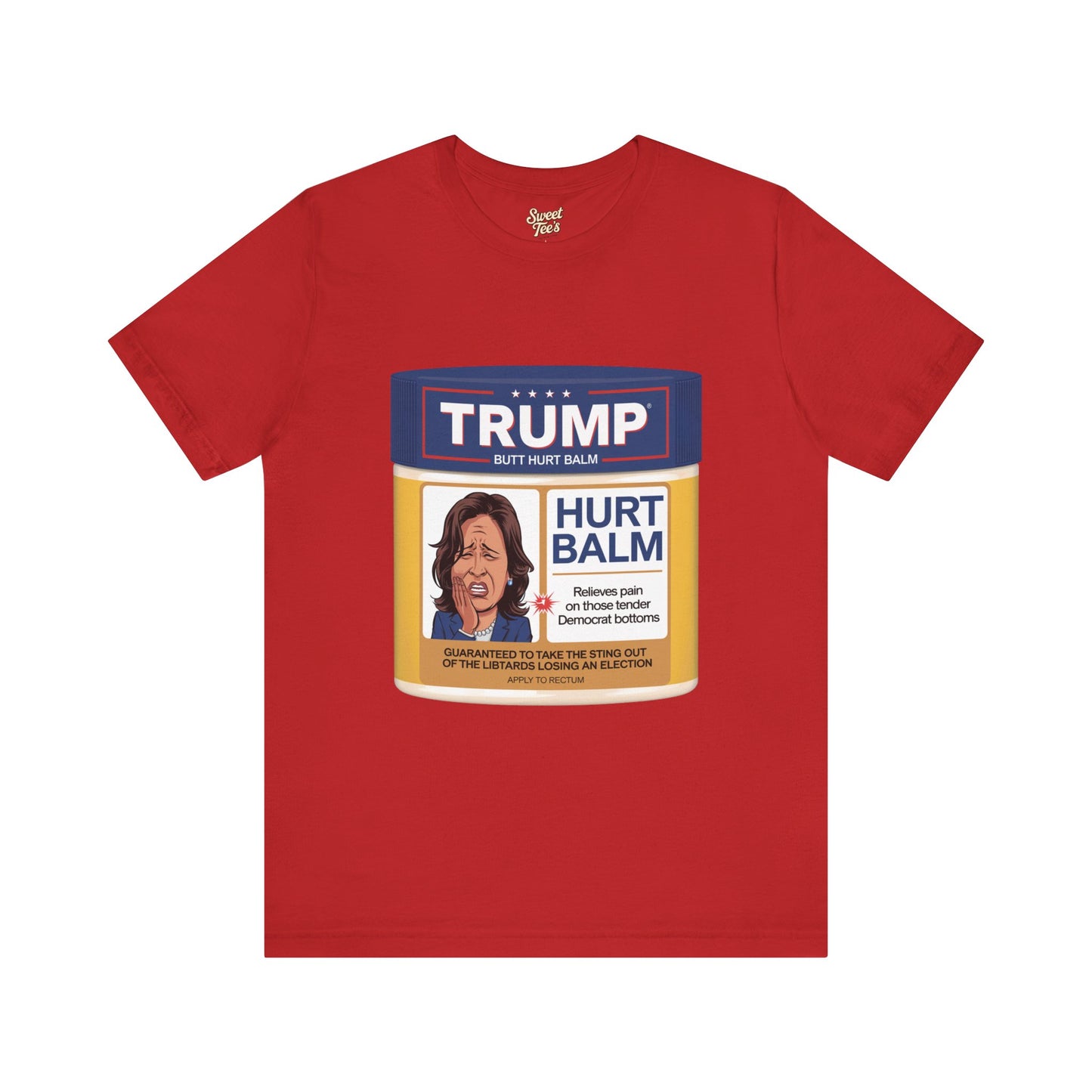 Funny Trump Hurt Balm Unisex Jersey Tee - Perfect for Political Humor Lovers