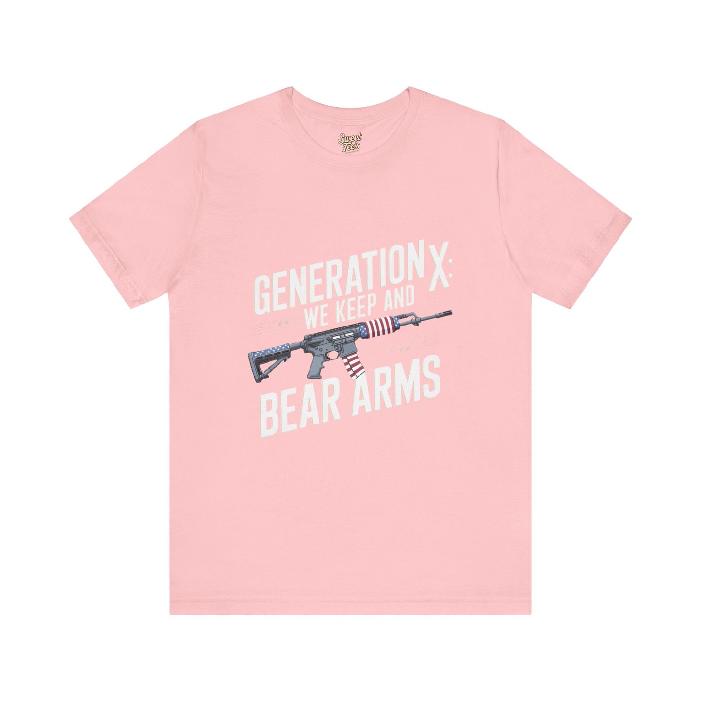 Generation X Bear Arms Tee - Unisex Short Sleeve Shirt for Patriotic Enthusiasts