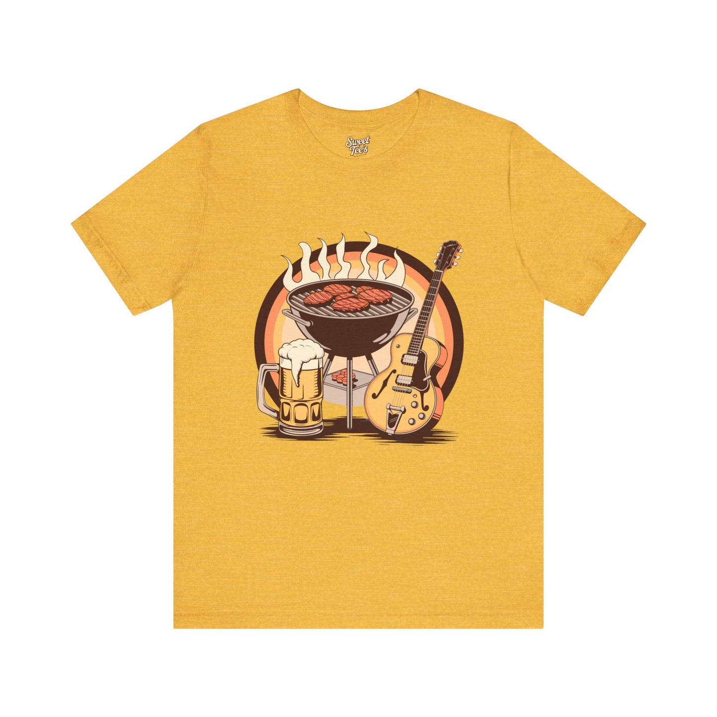 Grill & Chill Unisex Short Sleeve Tee - Perfect for BBQ Lovers