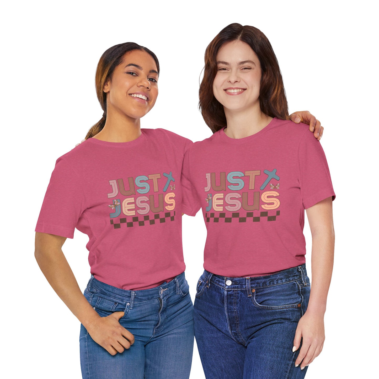Just Jesus Unisex Jersey Tee - Faith-Based Casual Wear