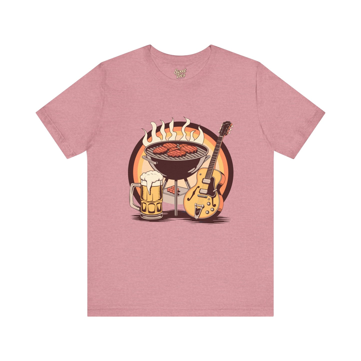 Grill & Chill Unisex Short Sleeve Tee - Perfect for BBQ Lovers