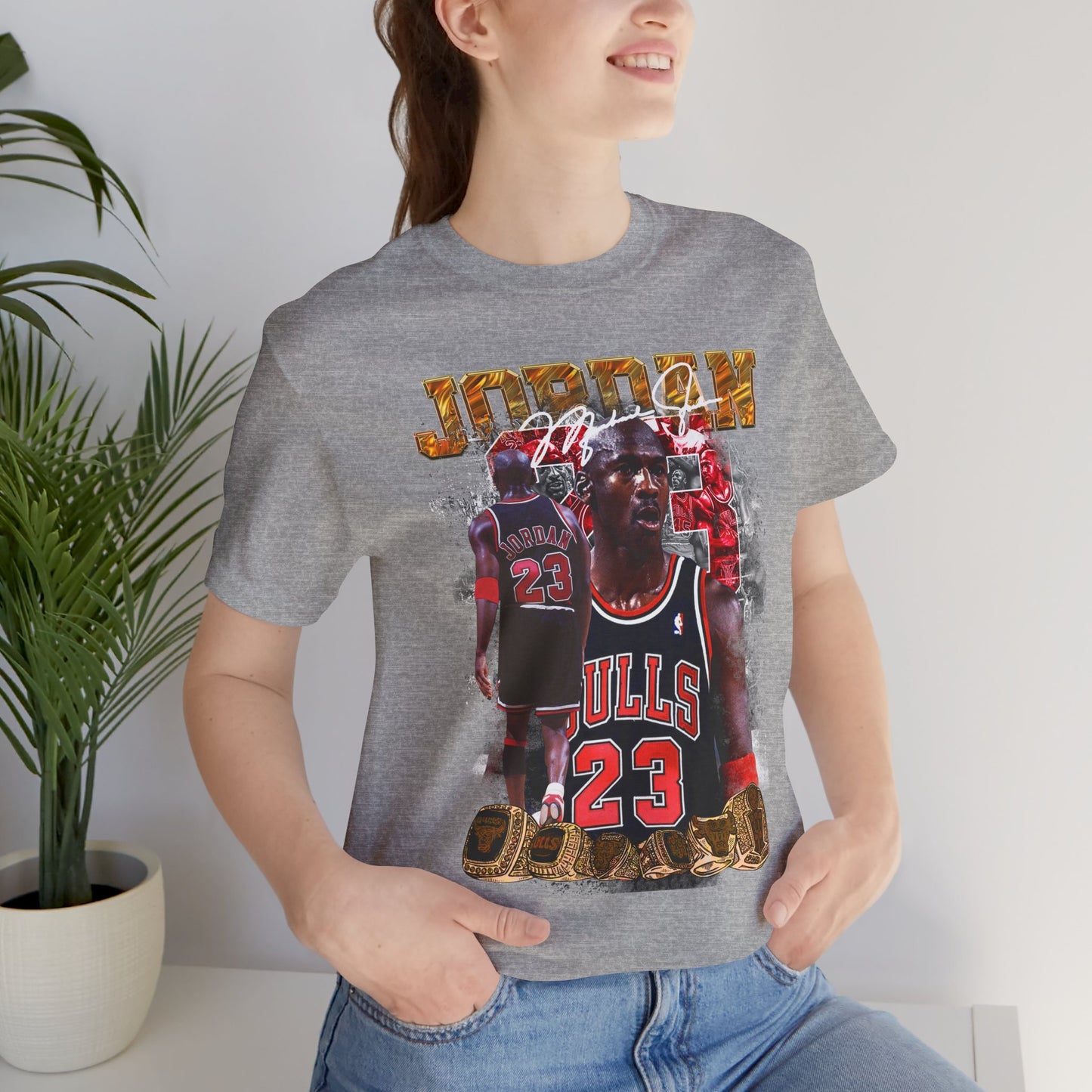 Michael Jordan Graphic Unisex Tee - Retro Sportswear for Basketball Fans