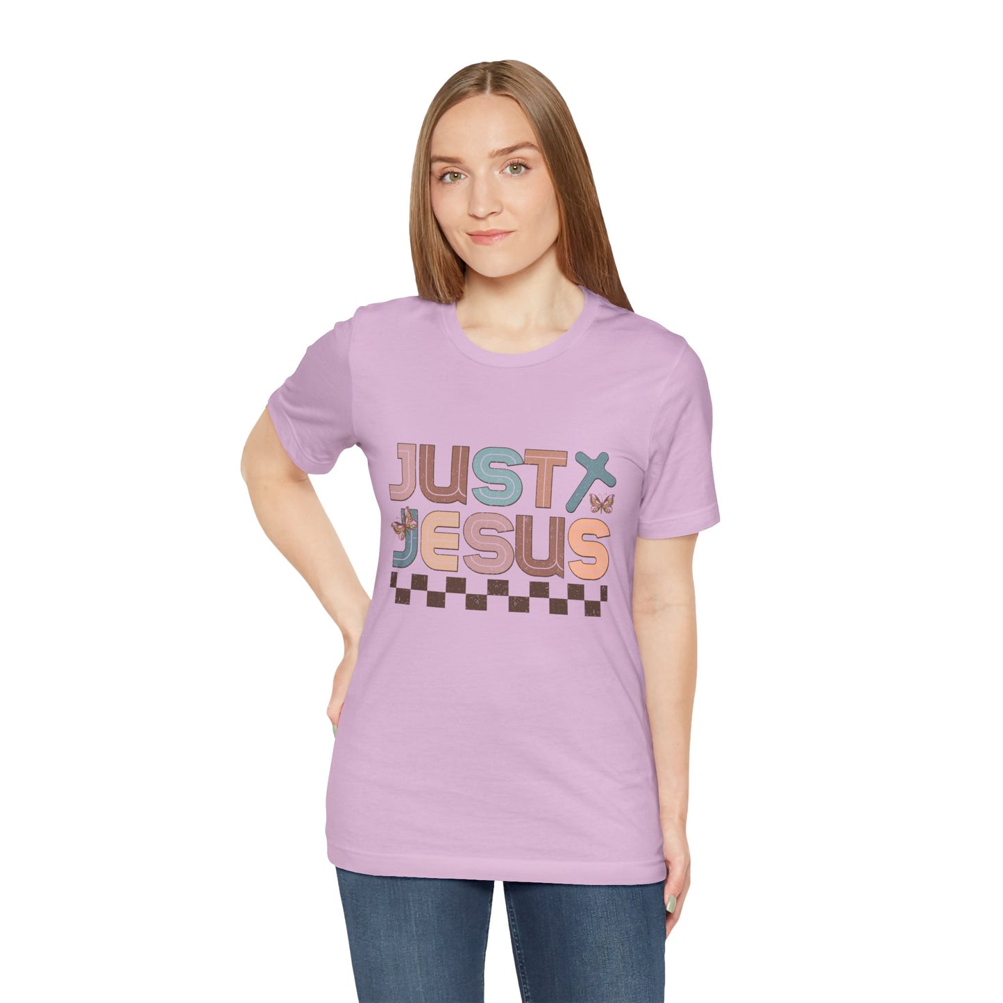 Just Jesus Unisex Jersey Tee - Faith-Based Casual Wear