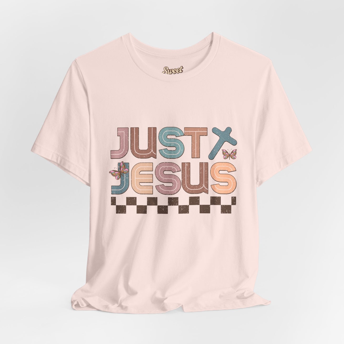 Just Jesus Unisex Jersey Tee - Faith-Based Casual Wear