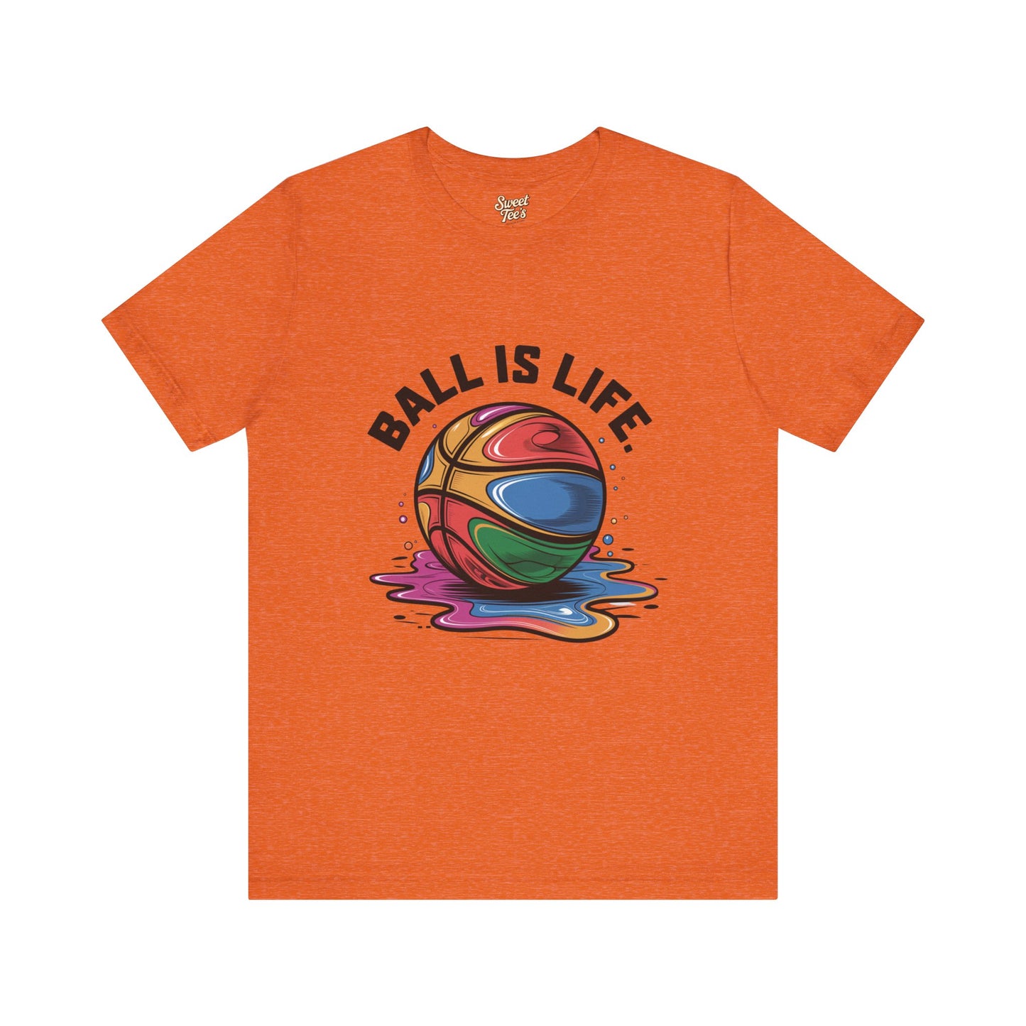 'Ball is Life' Unisex Jersey Short Sleeve Tee - Perfect Gift for Basketball Lovers