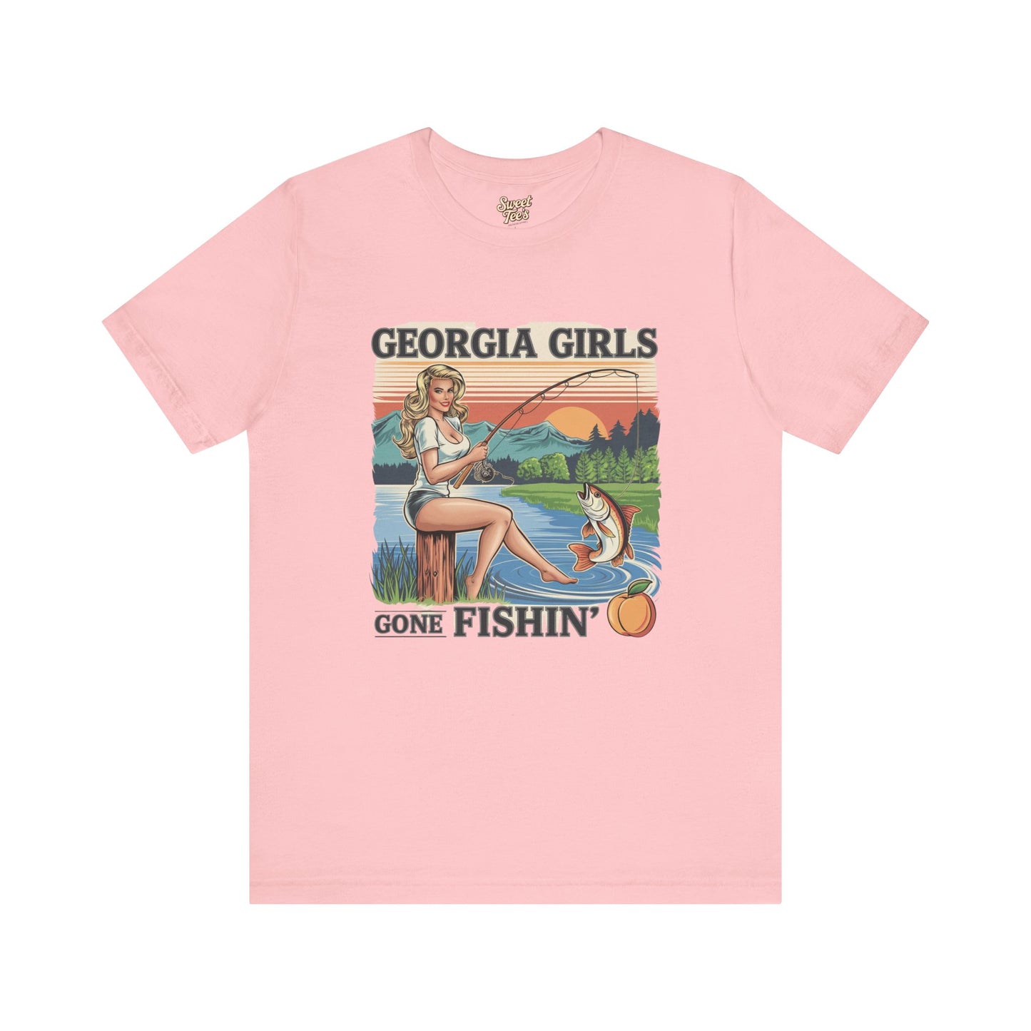 Georgia Girls Gone Fishin' Unisex Tee - Casual Outdoor Shirt