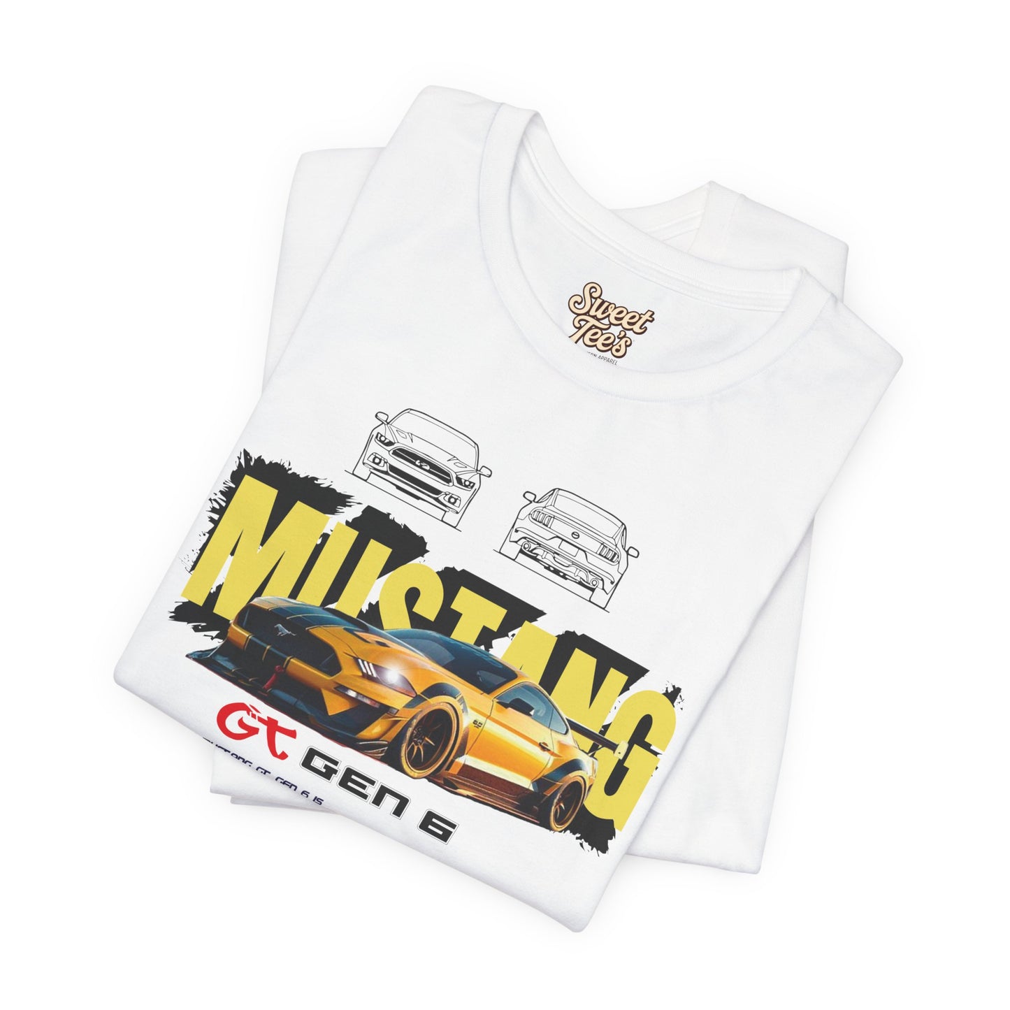 Ford Mustang GT Gen 6 Graphic Tee - Unisex Jersey Short Sleeve