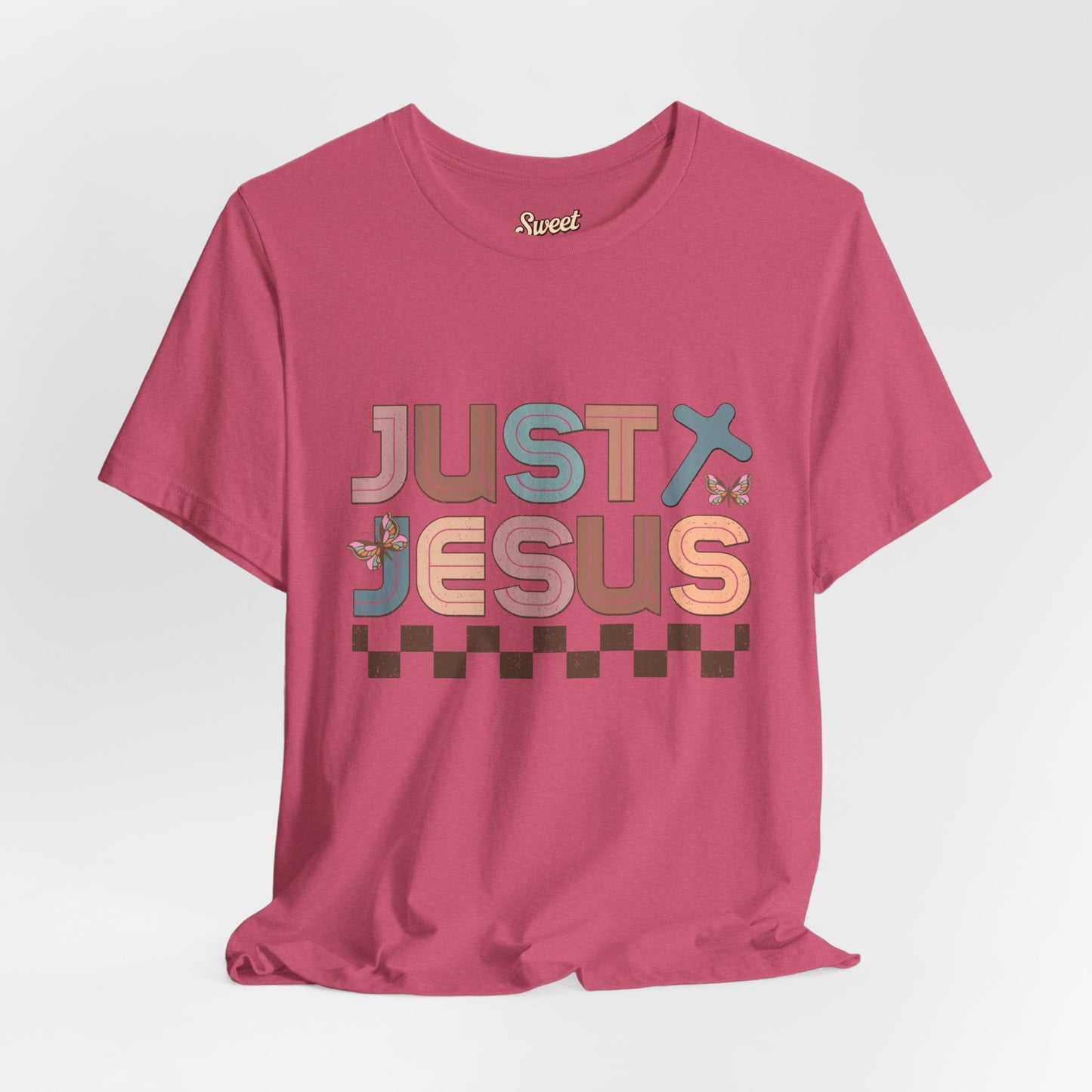 Just Jesus Unisex Jersey Tee - Faith-Based Casual Wear