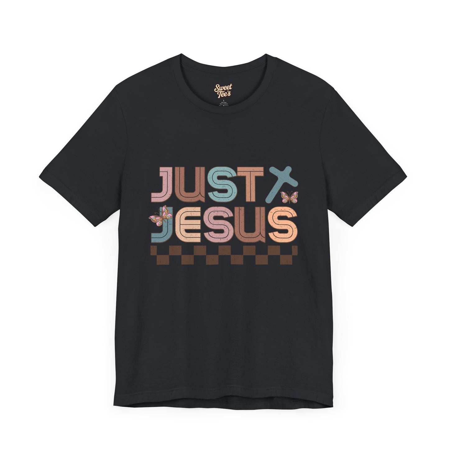 Just Jesus Unisex Jersey Tee - Faith-Based Casual Wear