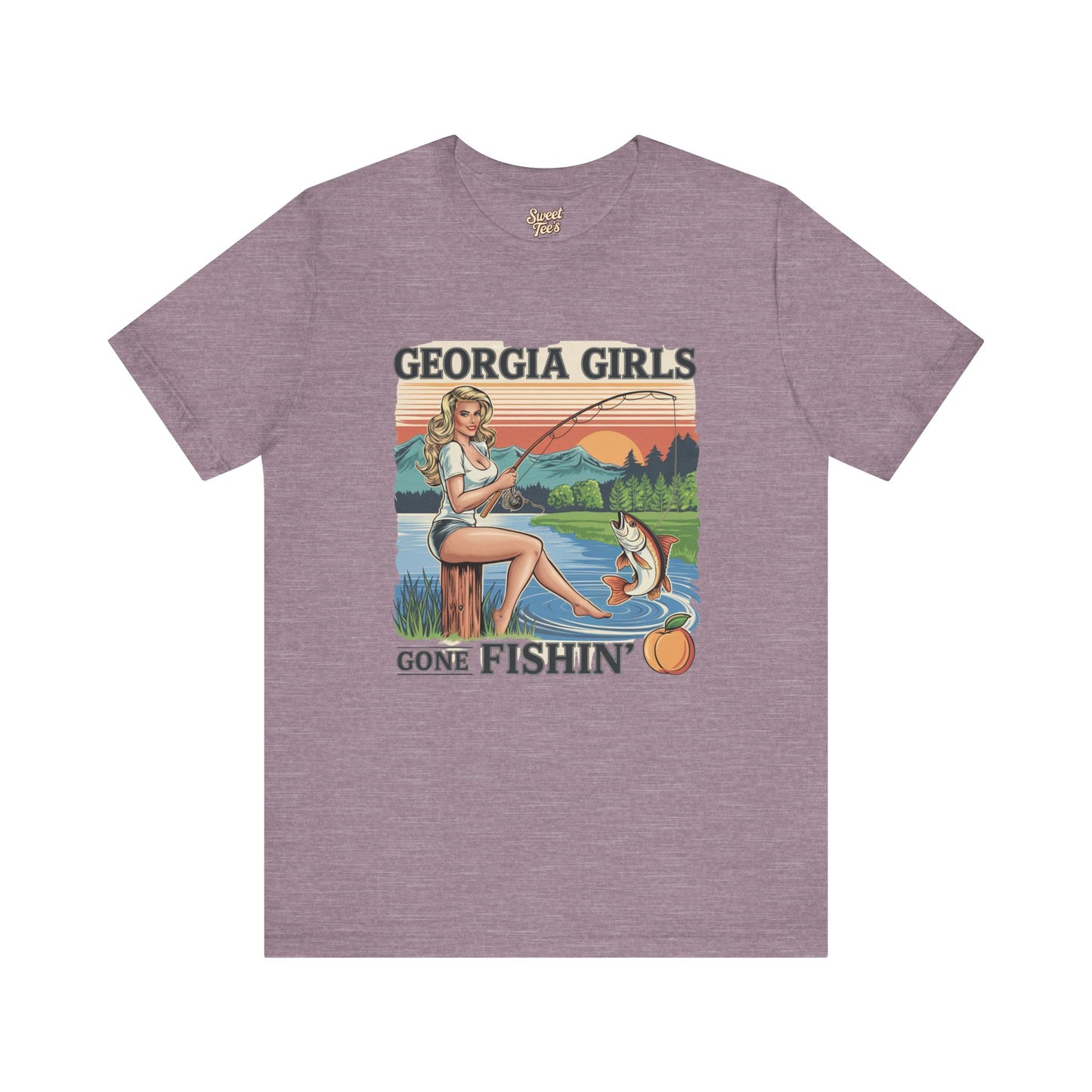 Georgia Girls Gone Fishin' Unisex Tee - Casual Outdoor Shirt