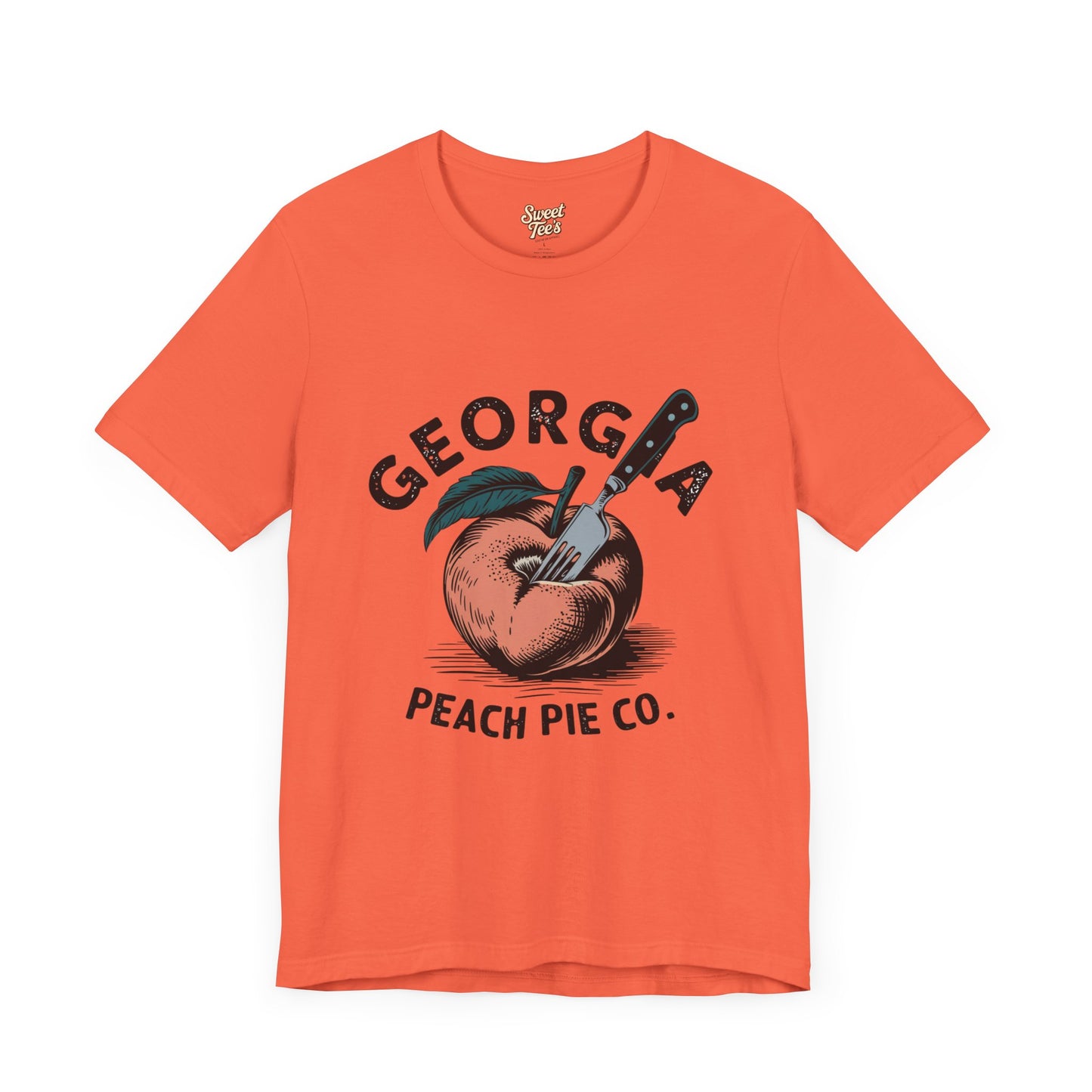 Georgia Peach Pie Co. Unisex Tee | Vintage Fruit Graphic T-Shirt | Summer Casual Wear