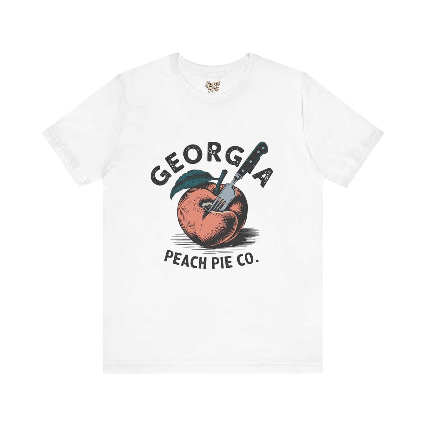 Georgia Peach Pie Co. Unisex Tee | Vintage Fruit Graphic T-Shirt | Summer Casual Wear