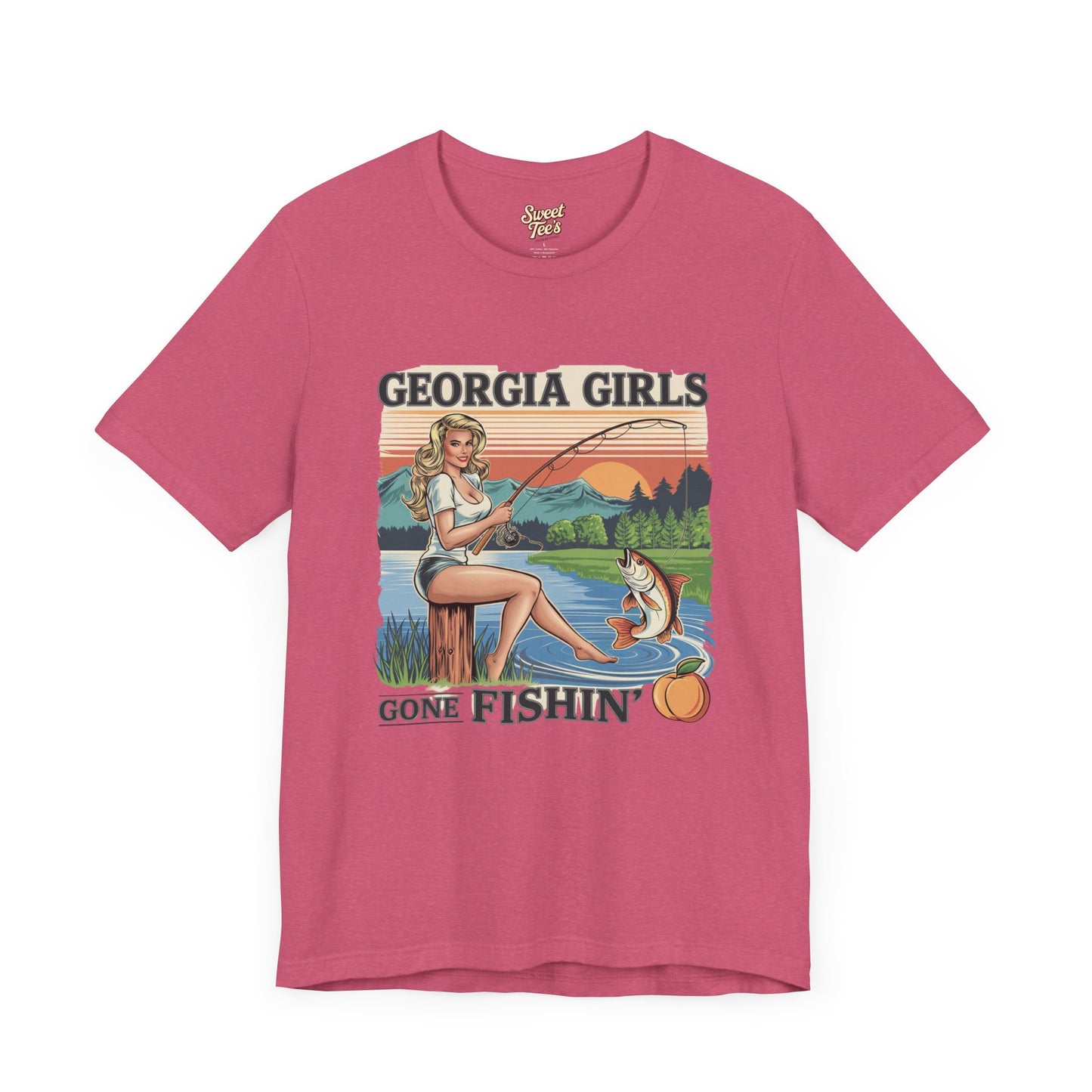 Georgia Girls Gone Fishin' Unisex Tee - Casual Outdoor Shirt