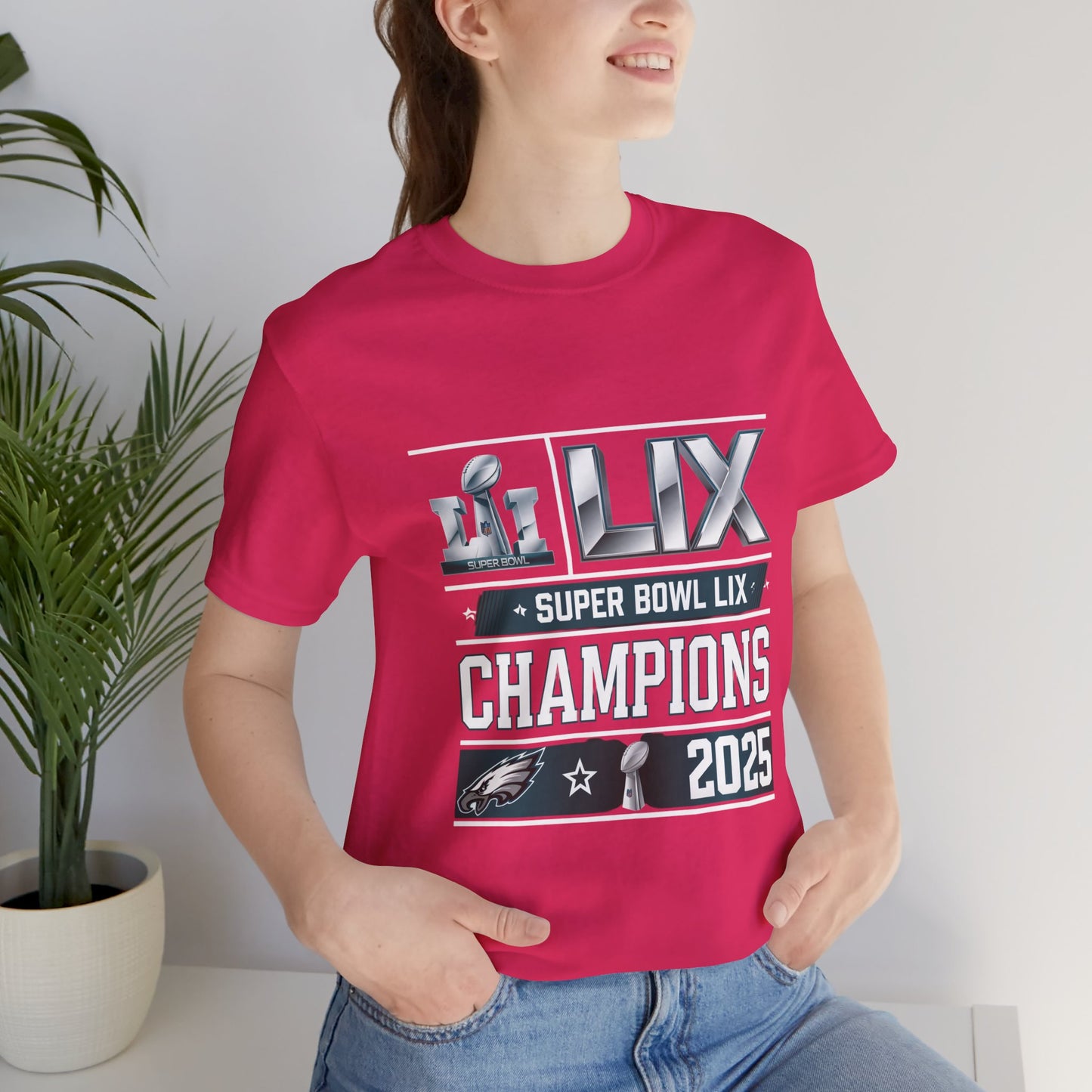 Super Bowl LVII Champions Eagles Unisex Jersey Tee - Celebrate the Win!